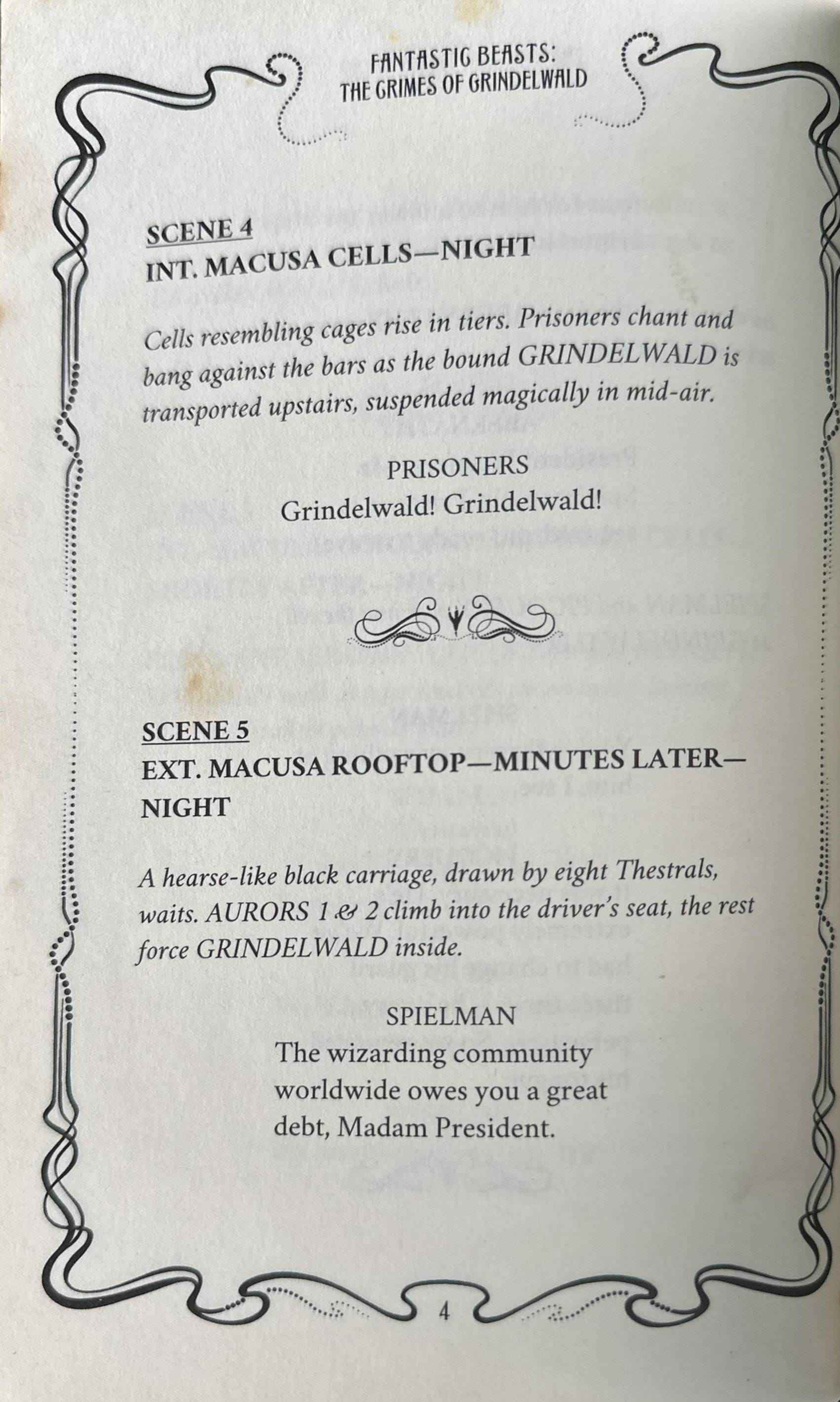 Fantastic Beasts: The Original Screenplay #2 The Crimes of Grindelwald