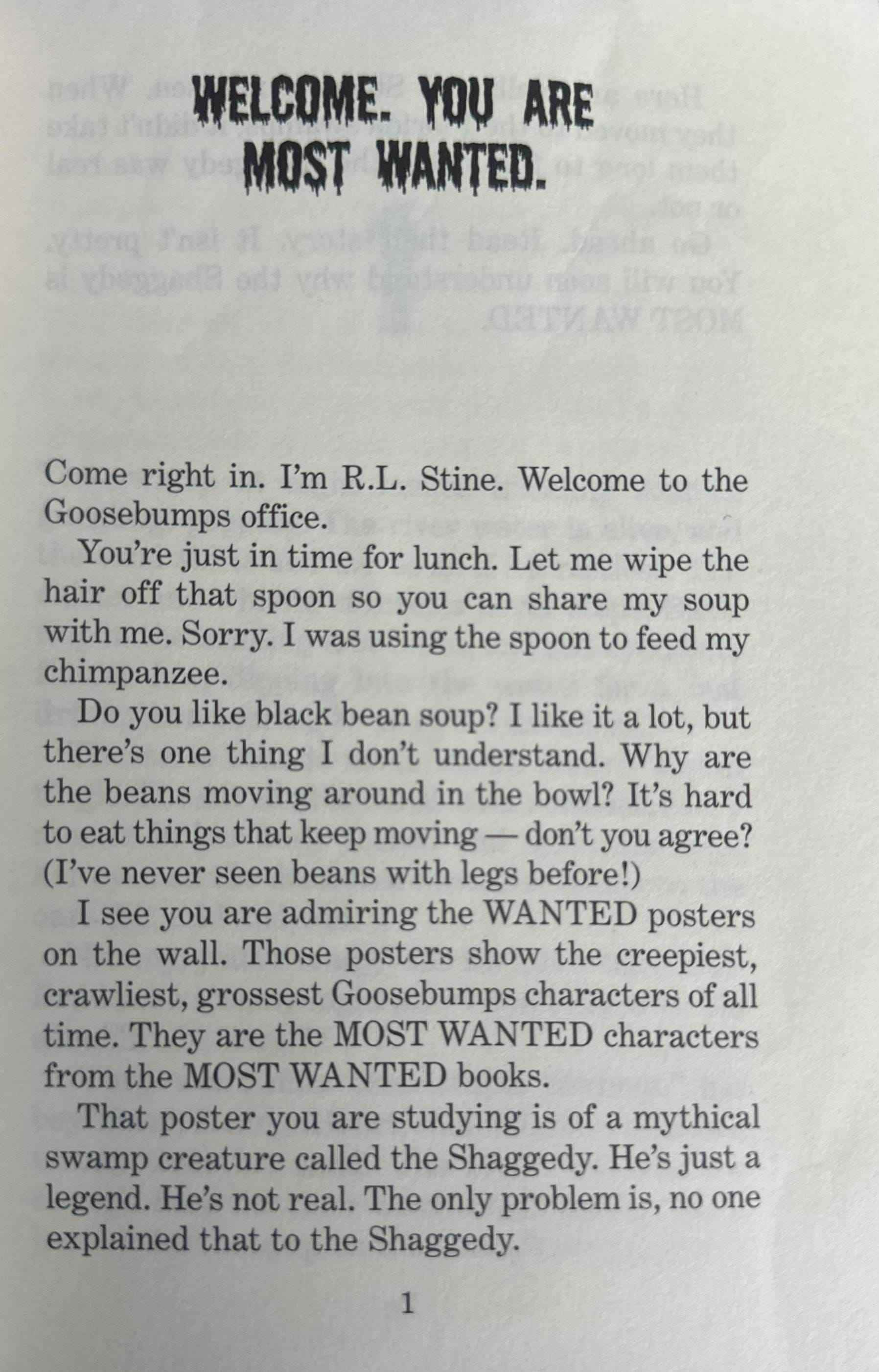 Goosebumps Most Wanted #9 Here Comes The Shaggedy