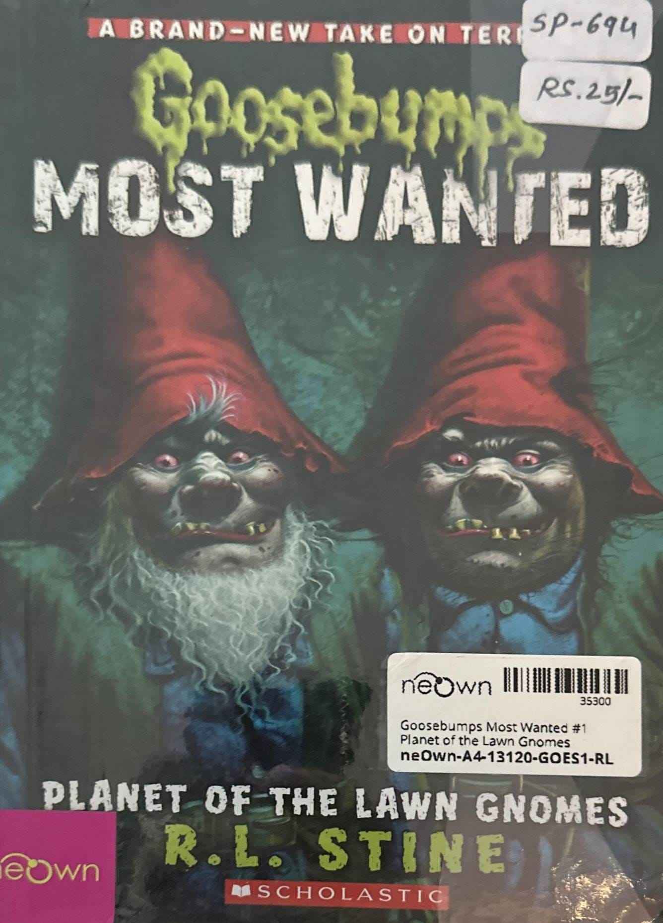 Goosebumps Most Wanted #1 Planet of the Lawn Gnomes