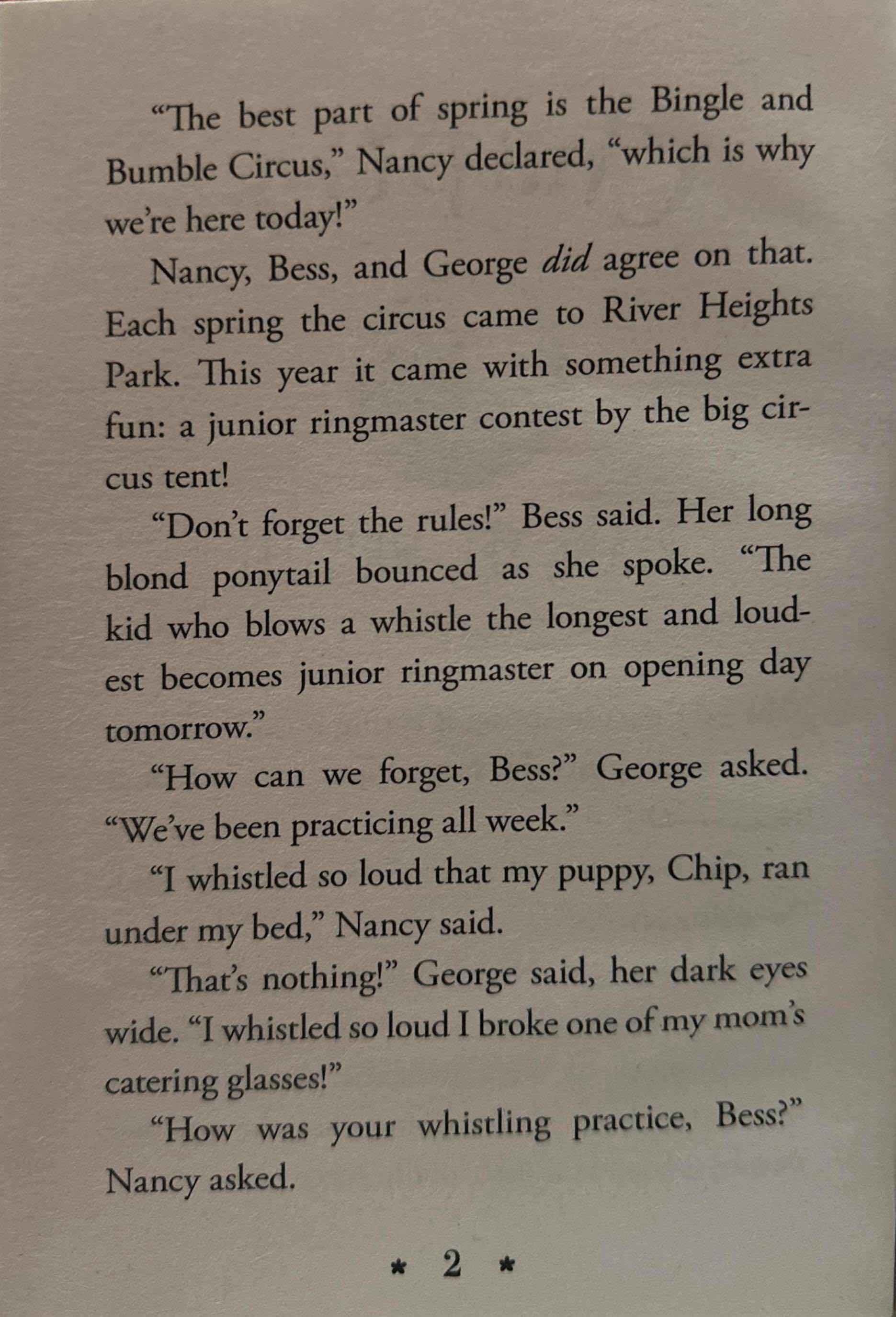 Nancy Drew Clue Book #4 Big Top Flop