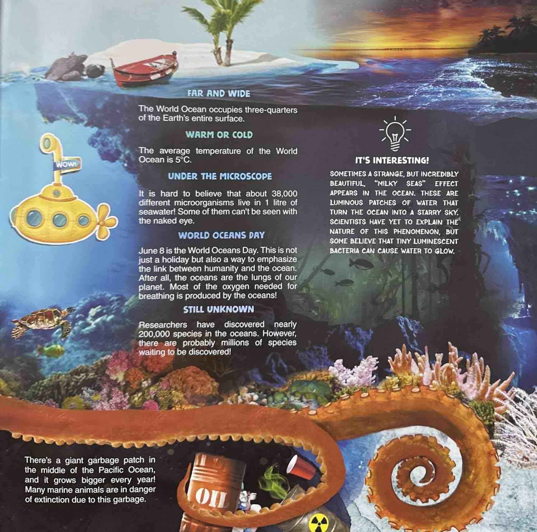 Wow Encyclopedia in Augmented Reality: Secrets of the Oceans