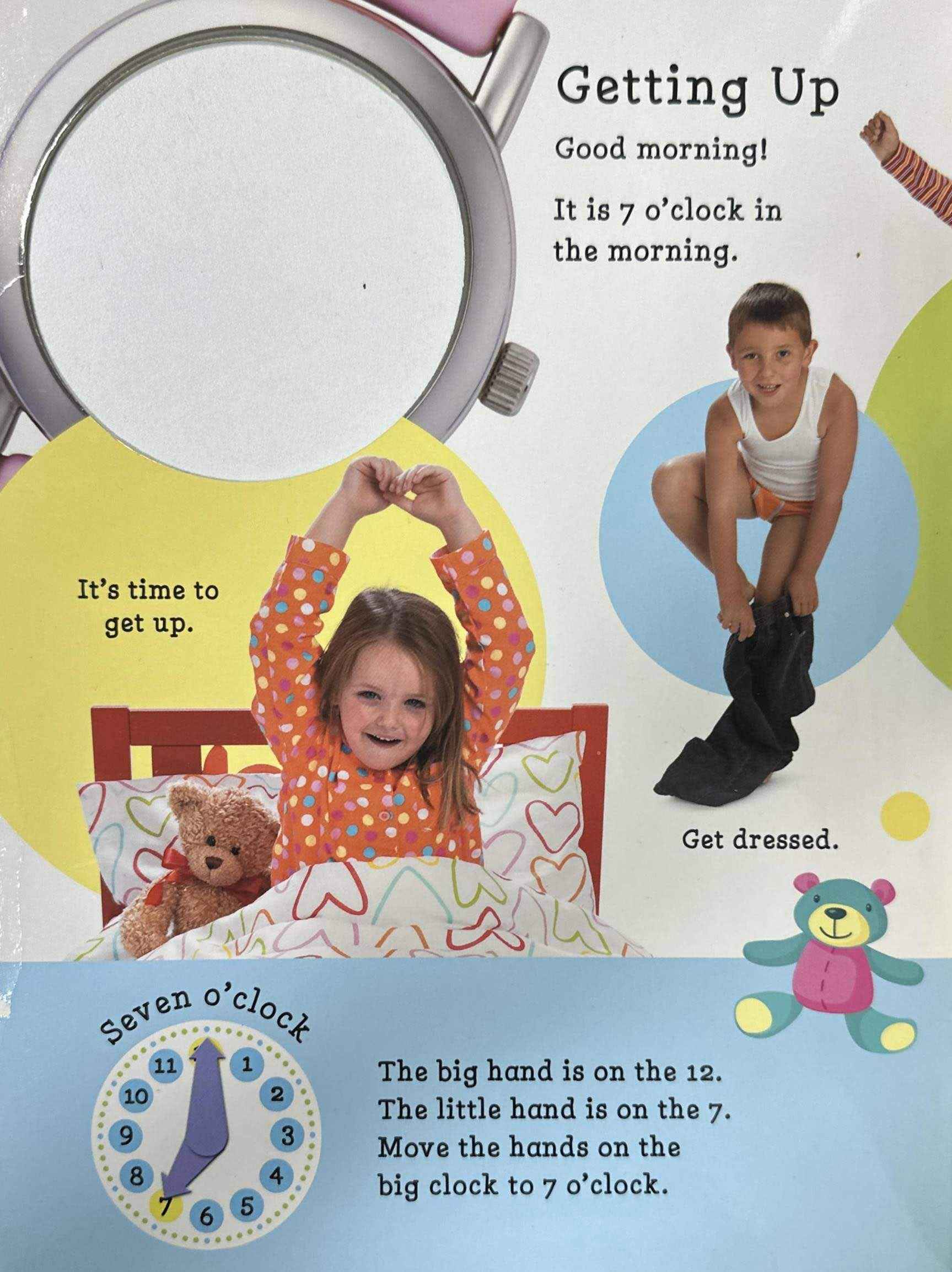 First Steps What's the Time? (Board Book)