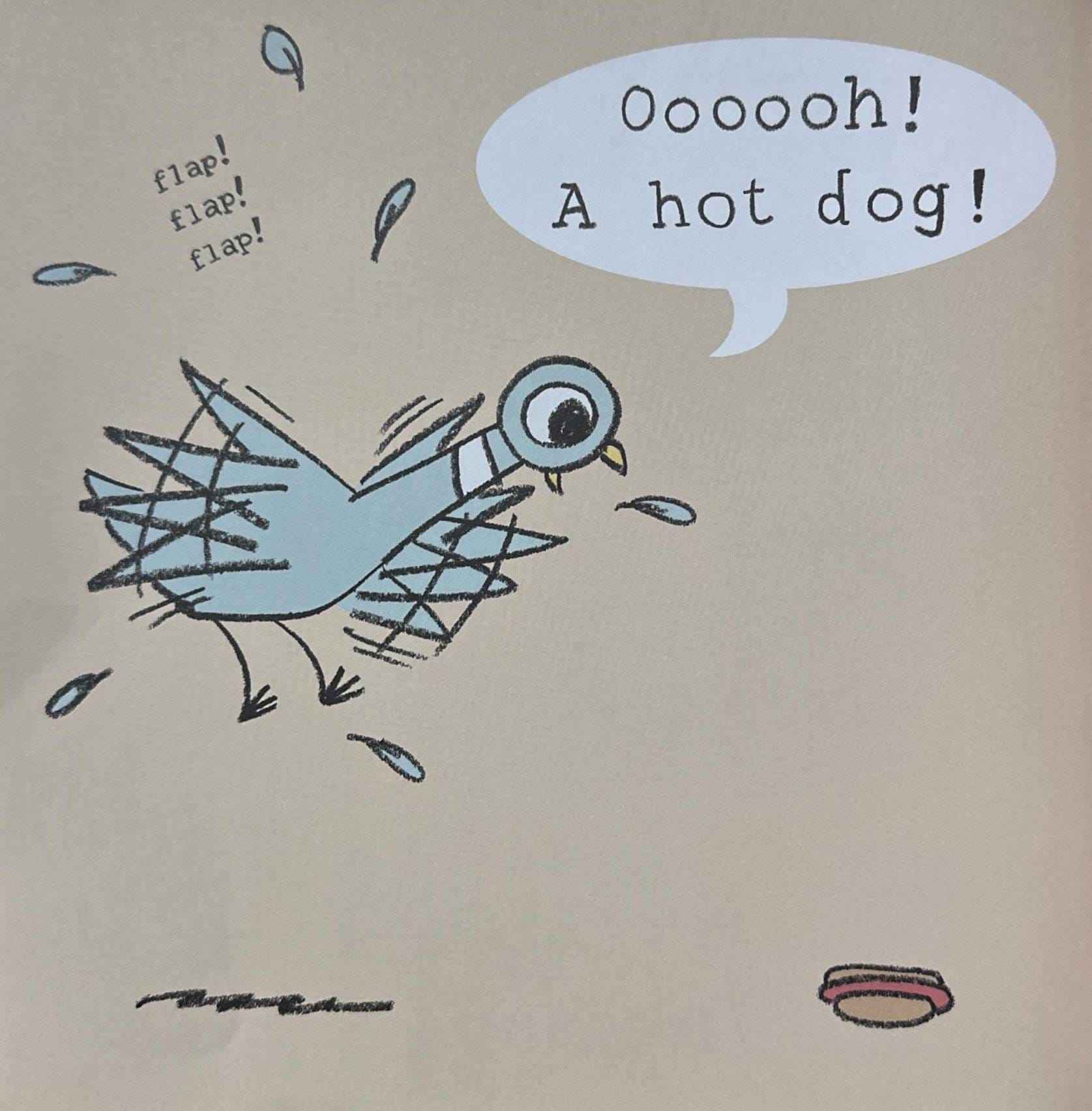 Pigeon: The Pigeon Finds a Hot Dog!