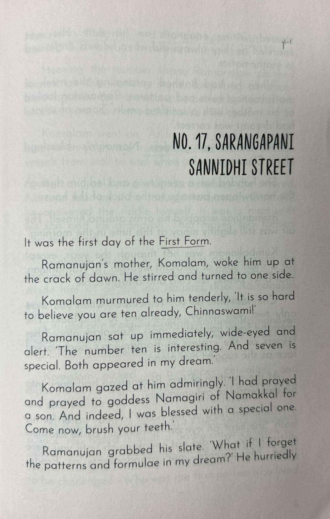 Ramanujan From Zero to Infinity