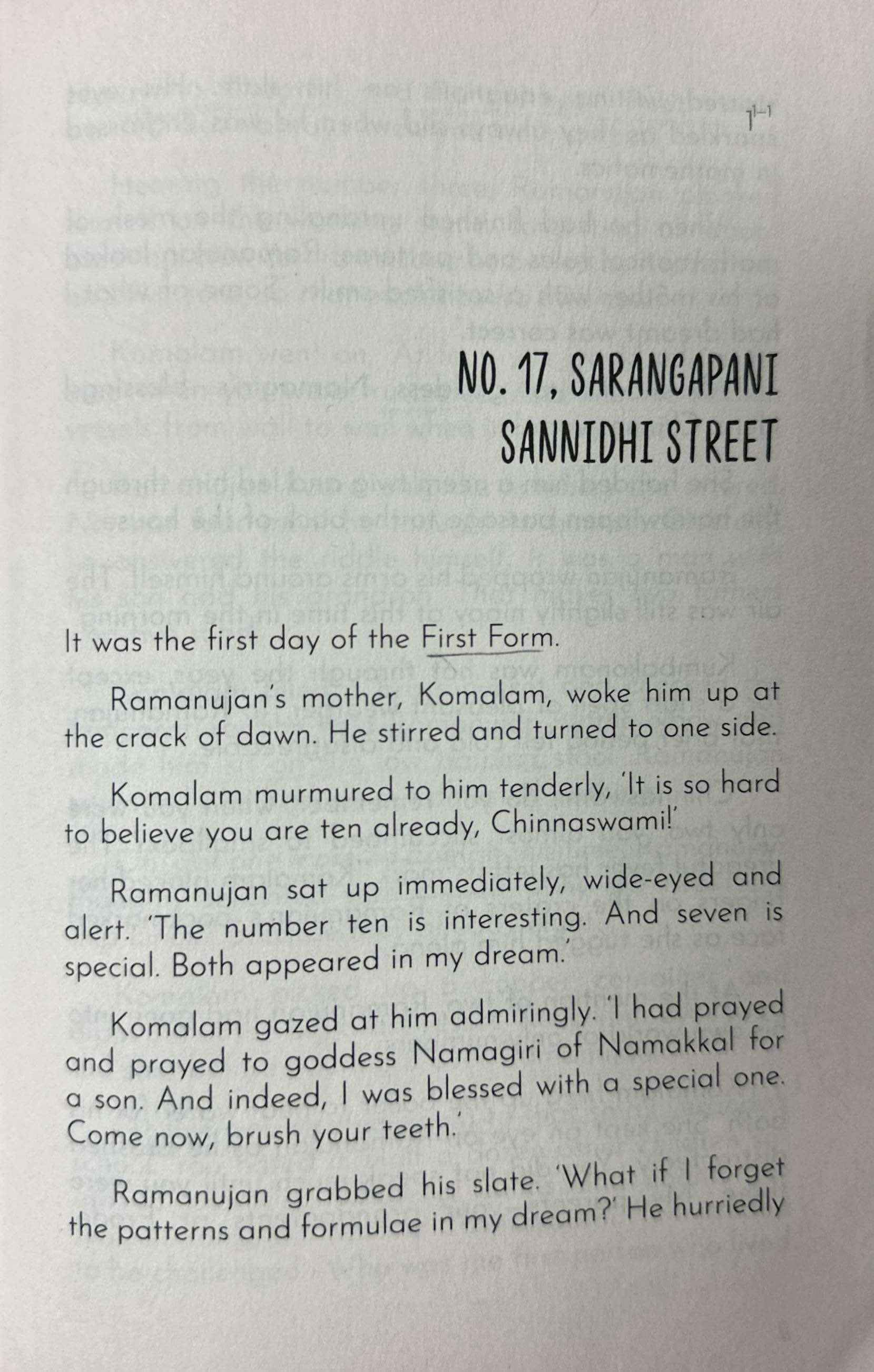 Ramanujan From Zero to Infinity