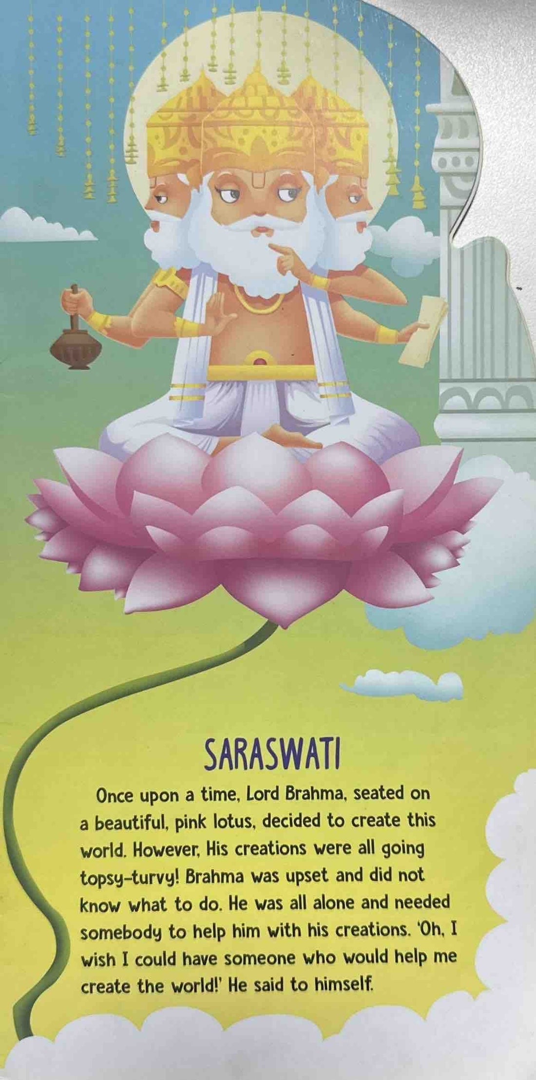 Cutout Books: Saraswati Cutout Book