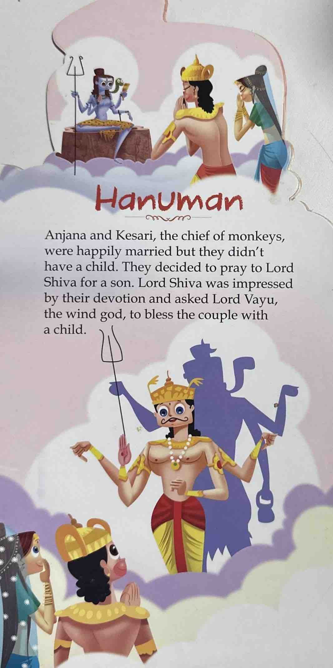 Cutout Books: Hanuman Cutout Book
