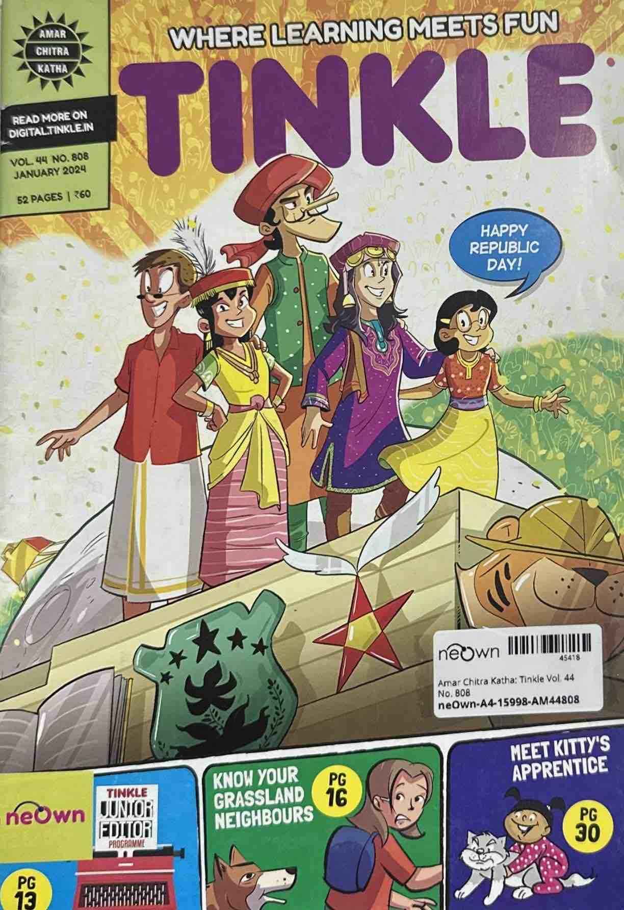 Amar Chitra Katha: Tinkle Vol. 44 No. 808