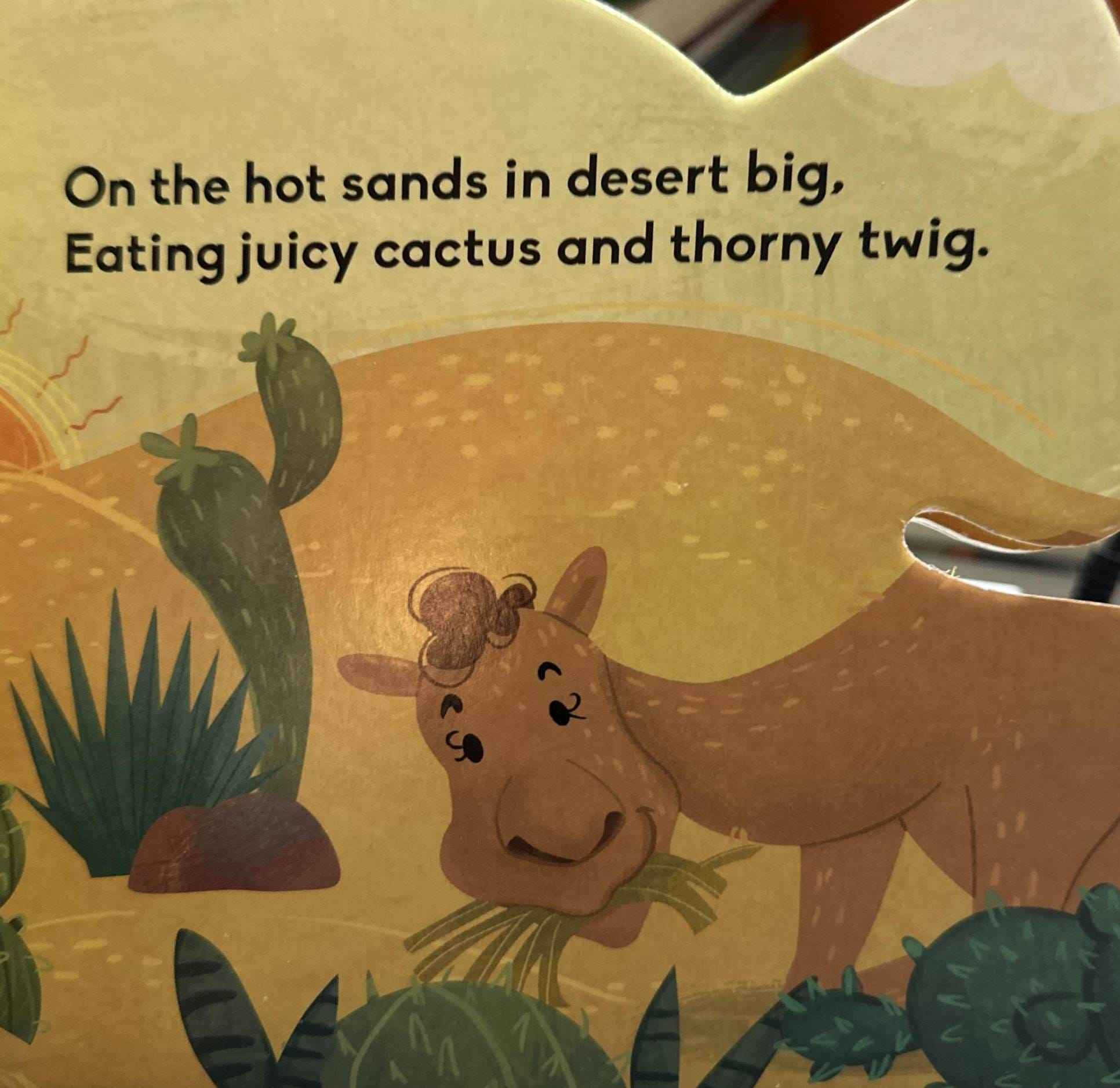 Cutout Board Books: Camel Cutout Board Book
