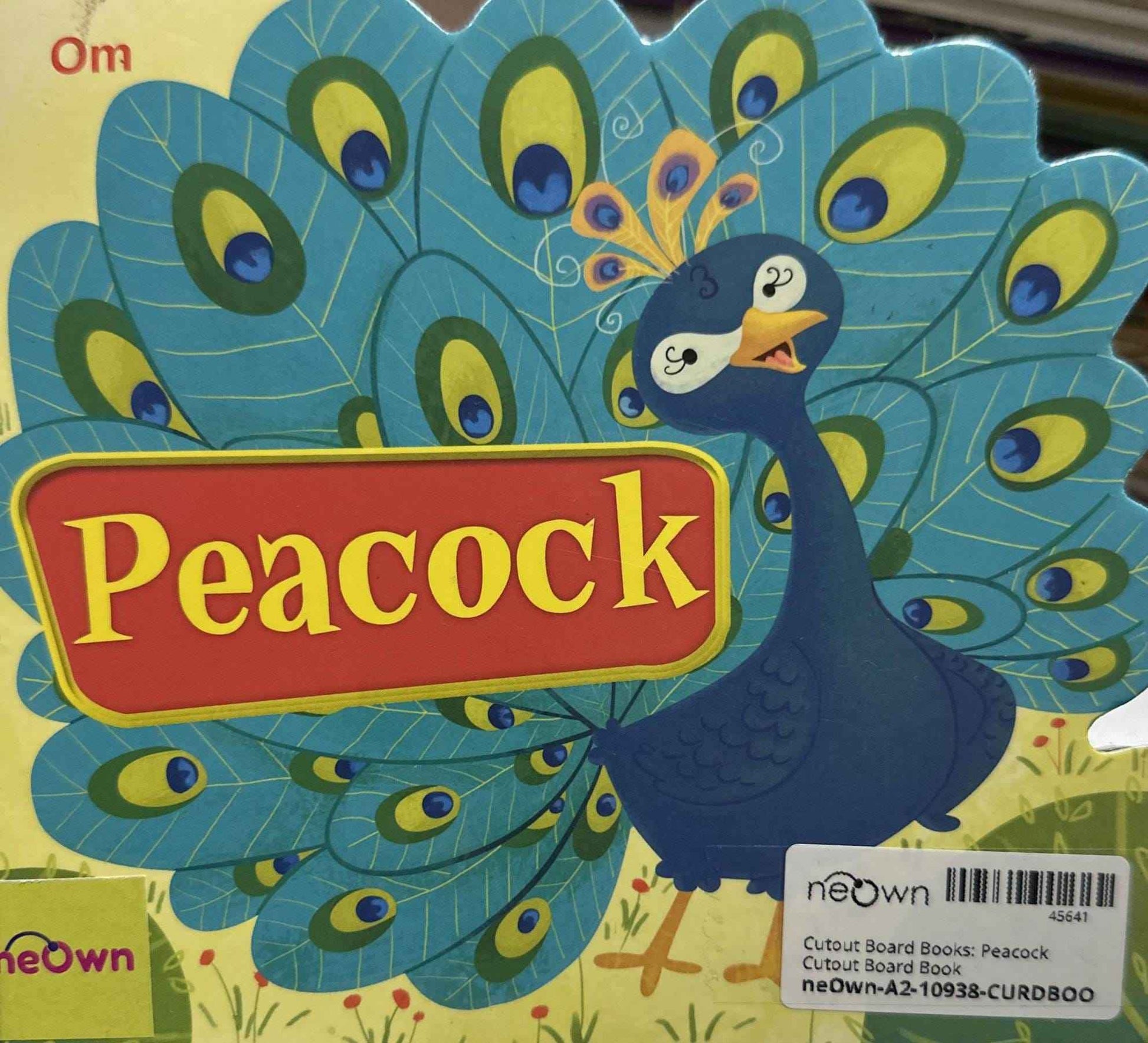 Cutout Board Books: Peacock Cutout Board Book