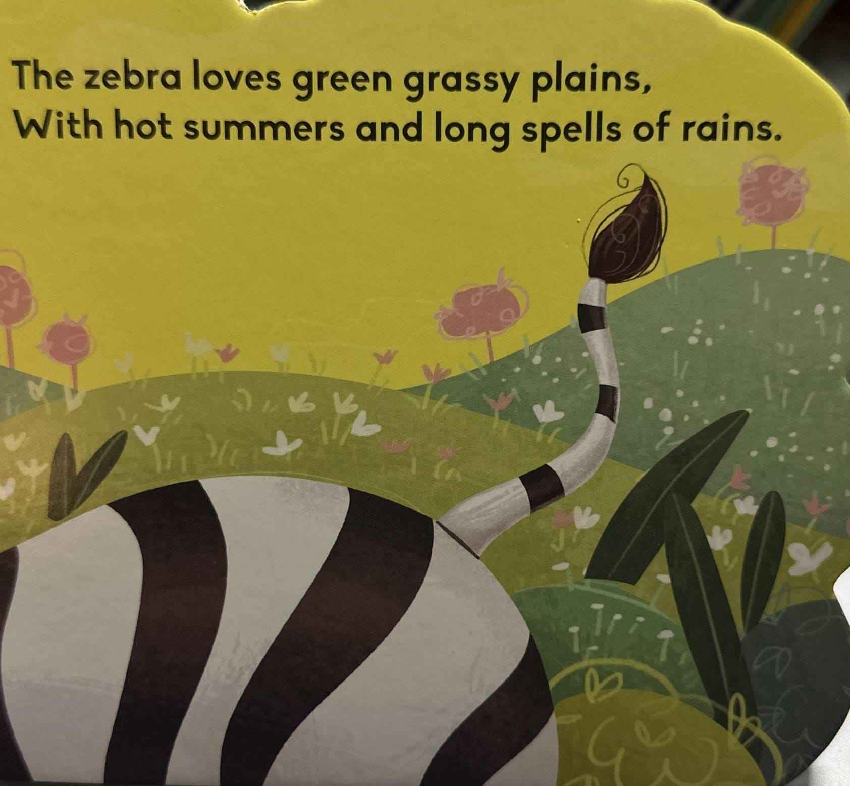 Cutout Board Books: Zebra Cutout Board Book