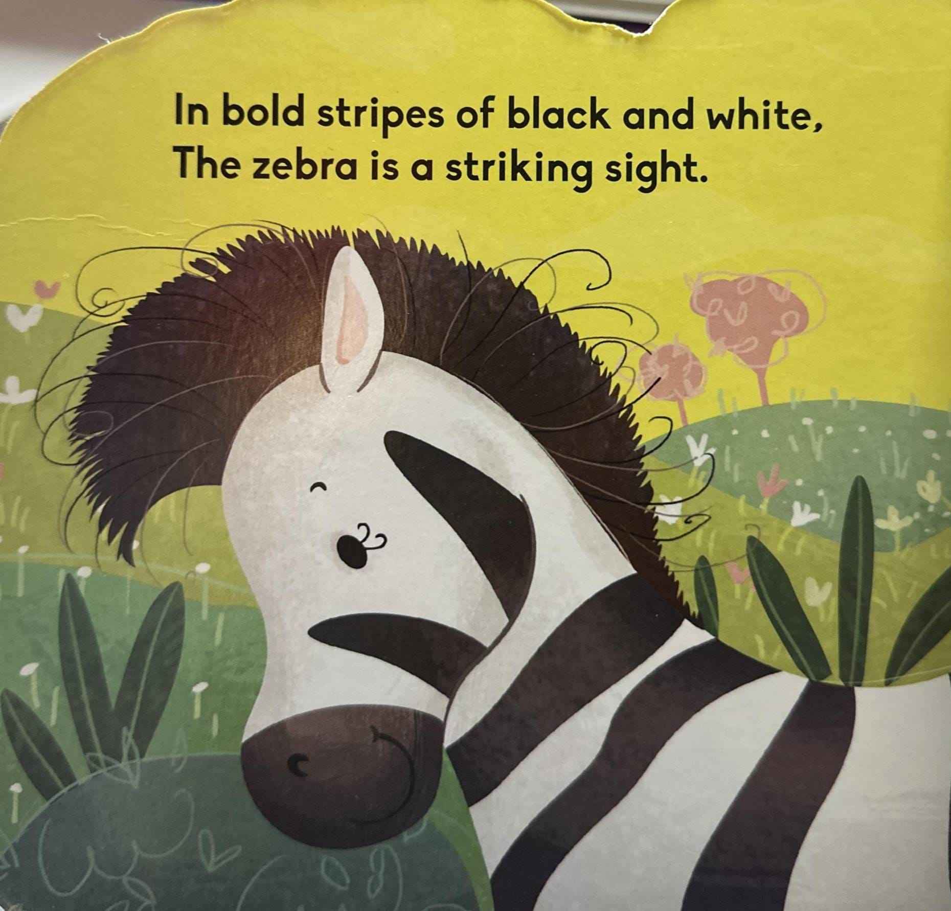 Cutout Board Books: Zebra Cutout Board Book