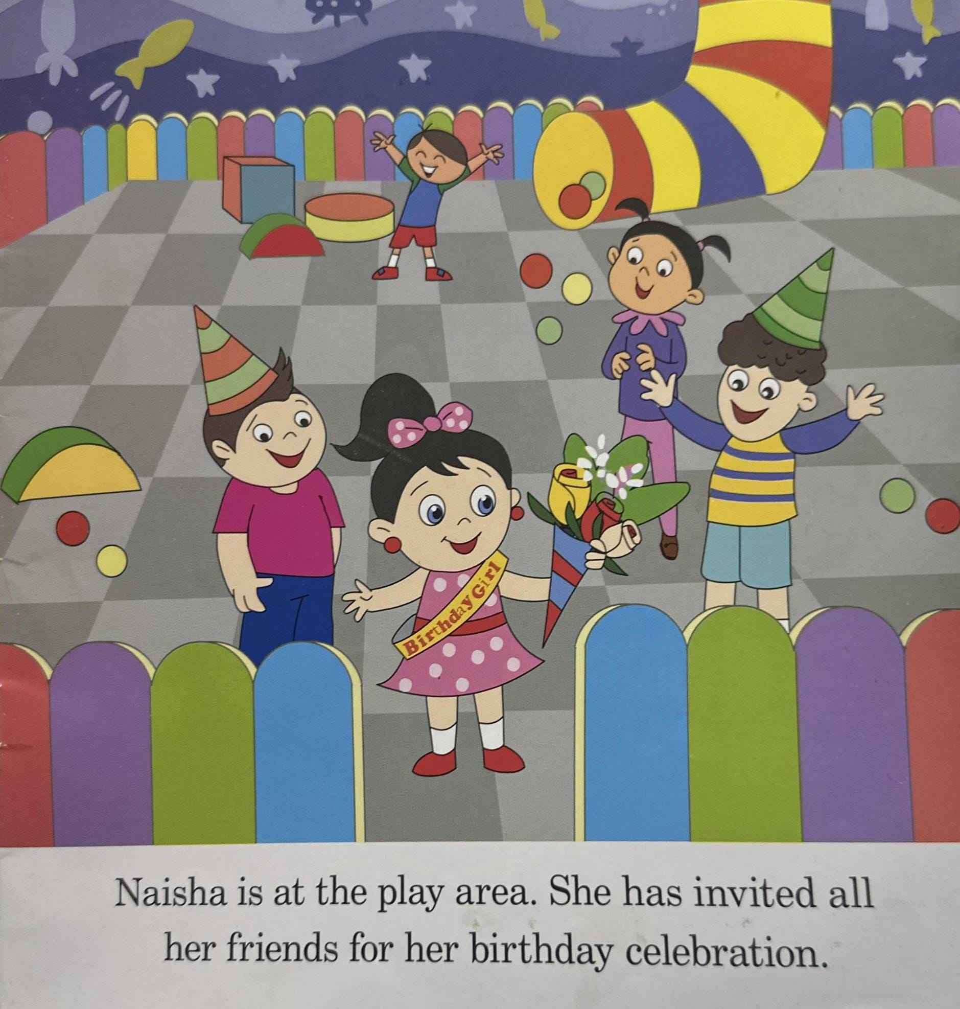 Naisha at the Play Area (Toddler's Picture + Storybook)