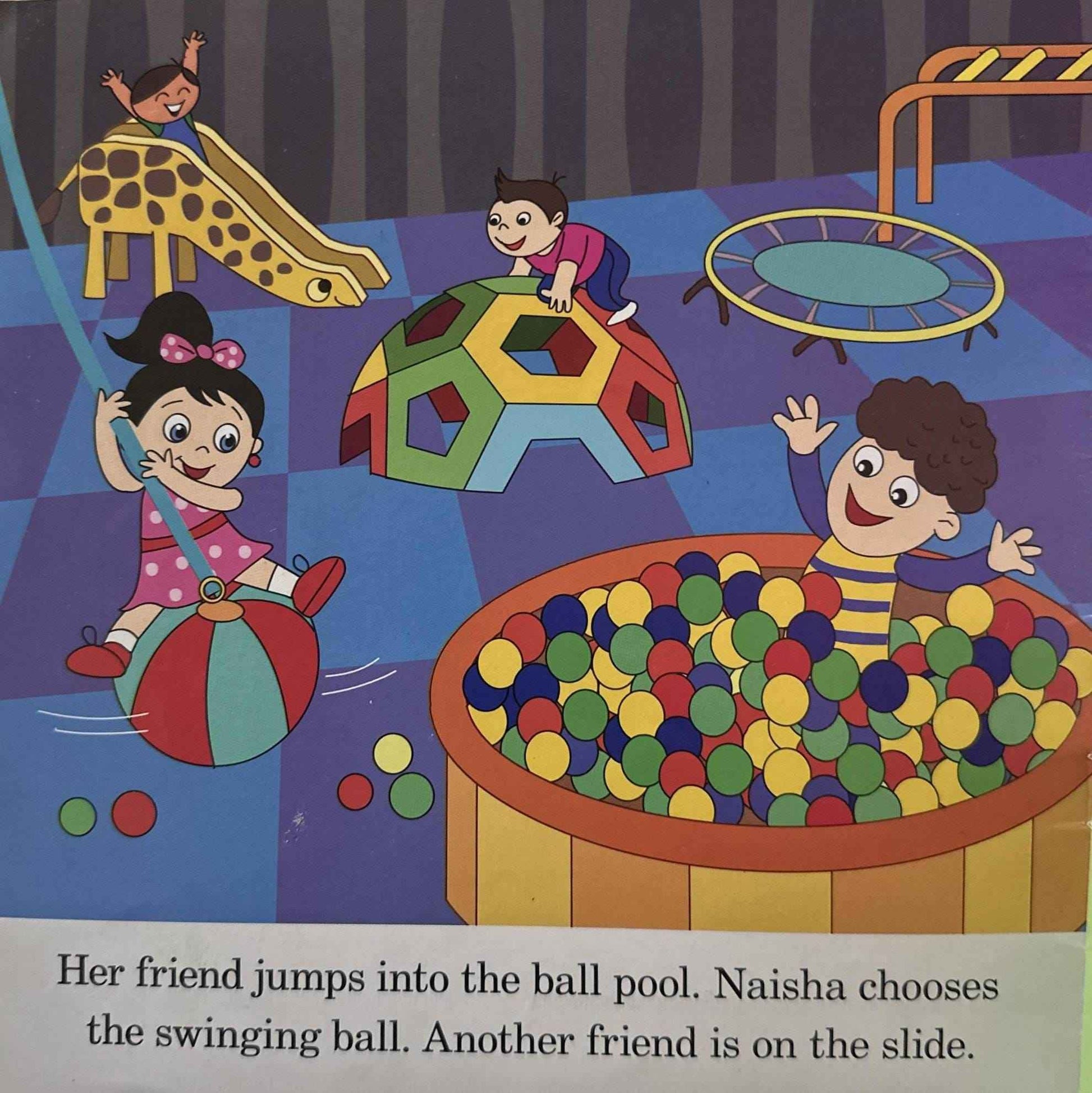 Naisha at the Play Area (Toddler's Picture + Storybook)
