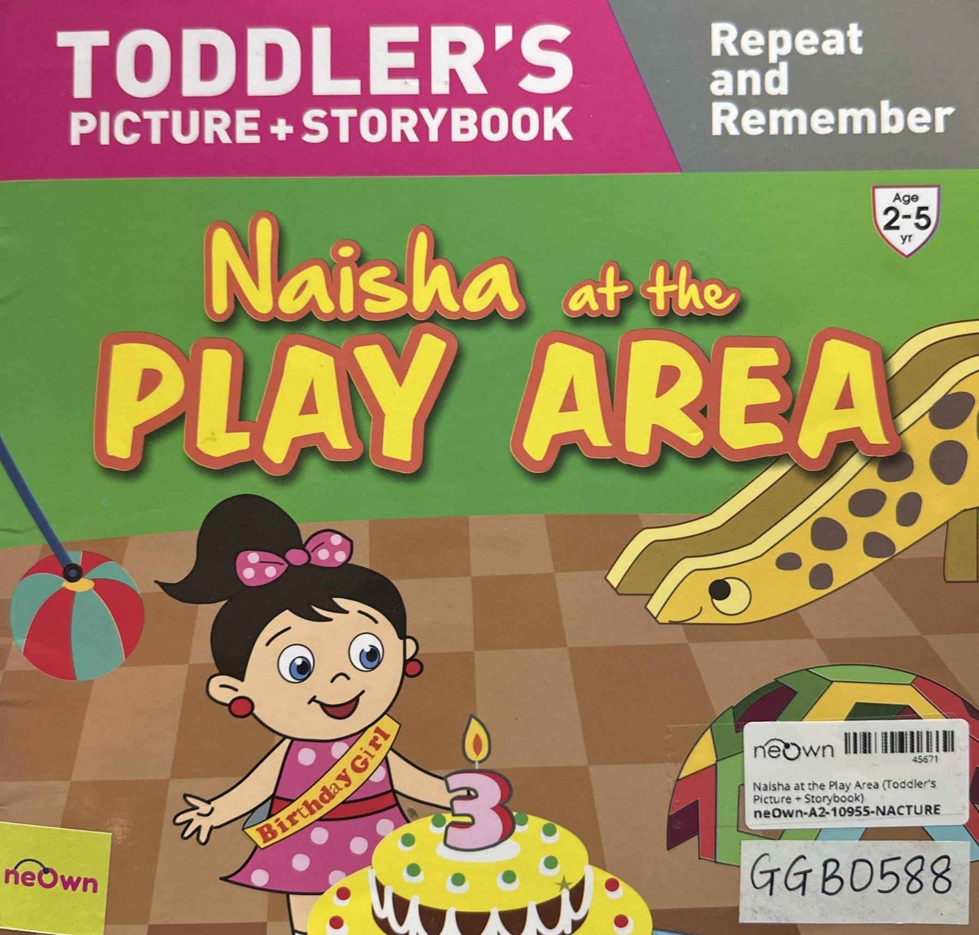 Naisha at the Play Area (Toddler's Picture + Storybook)