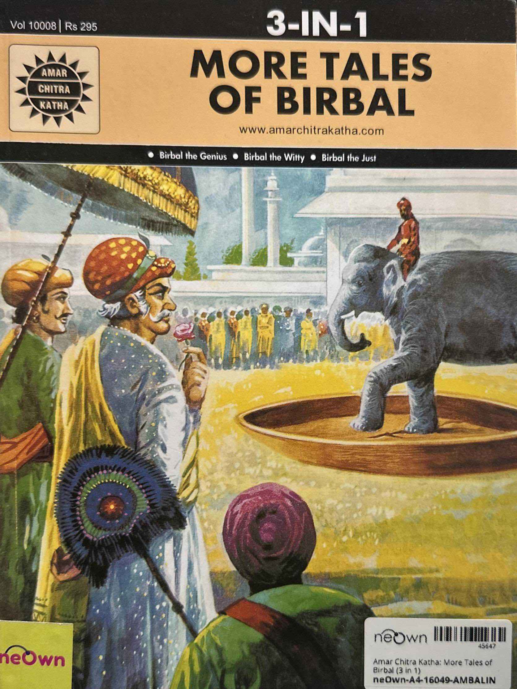 Amar Chitra Katha: More Tales of Birbal (3 in 1)