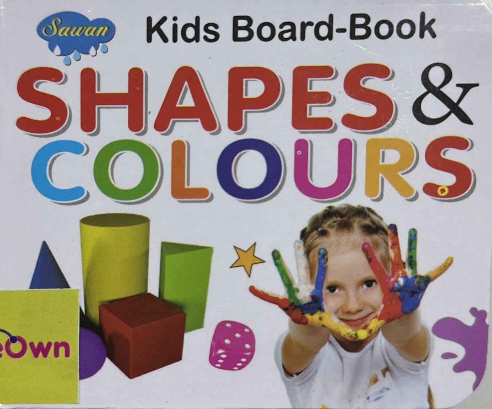 Kids Board-Book: Kids Board-Book Shapes & Colours