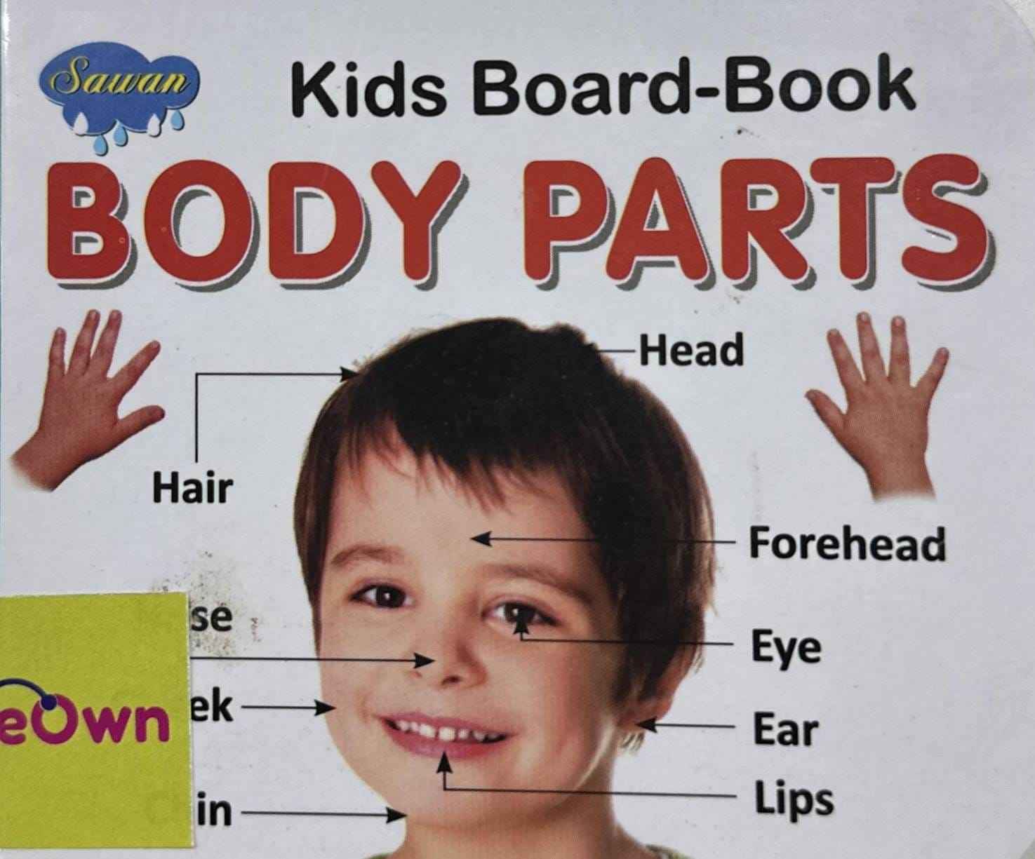 Kids Board-Book: Kids Board-Book Body Parts