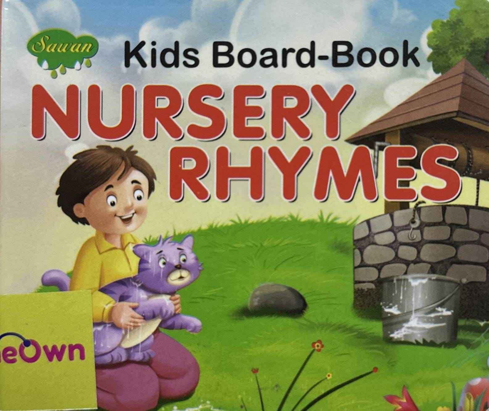 Kids Board-Book: Kids Board-Book Nursery Rhymes