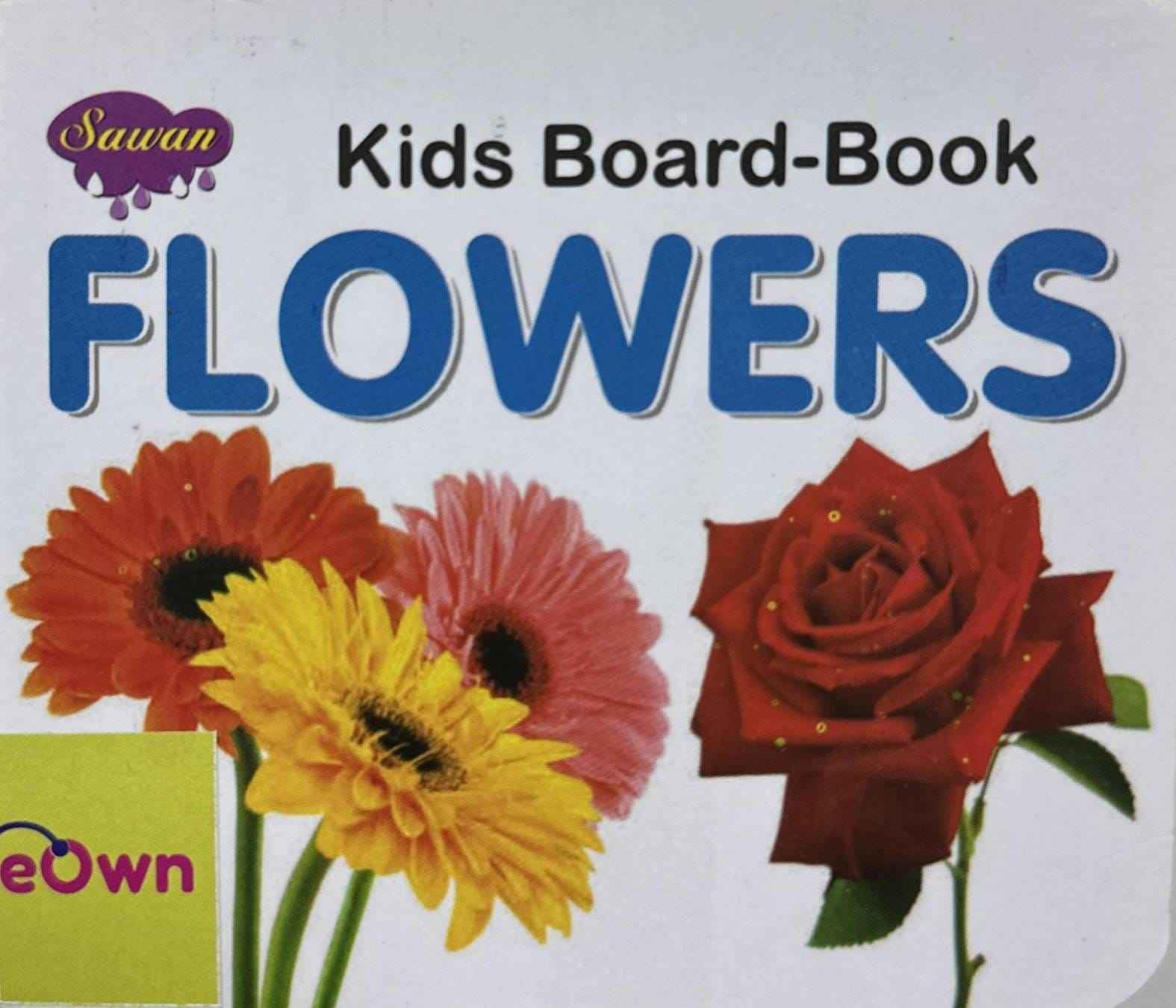 Kids Board-Book: Kids Board-Book Flowers