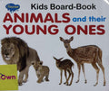 Kids Board-Book: Kids Board-Book Animals and Their Young Ones
