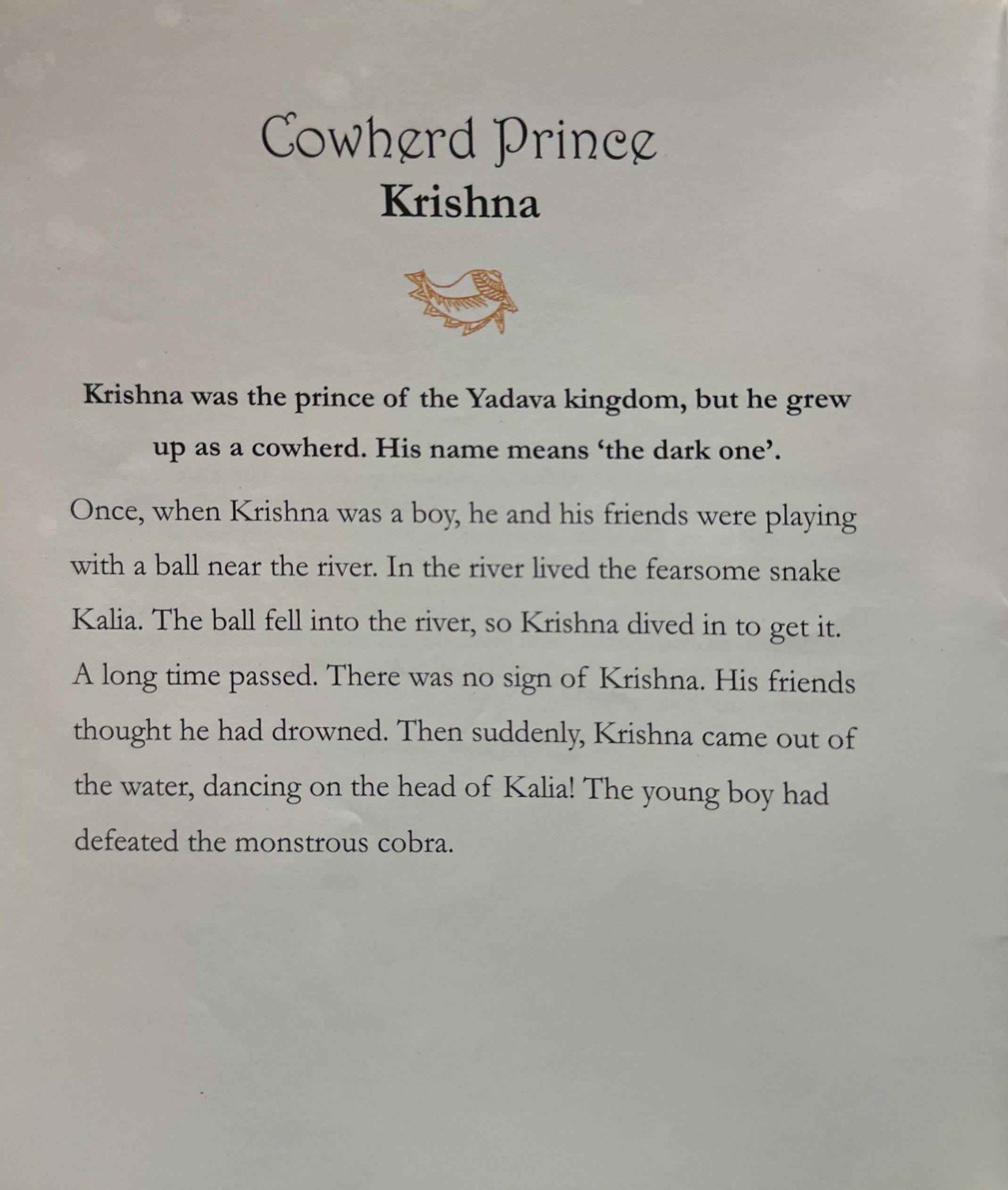 Cowherd Prince and Other Gods and Goddesses