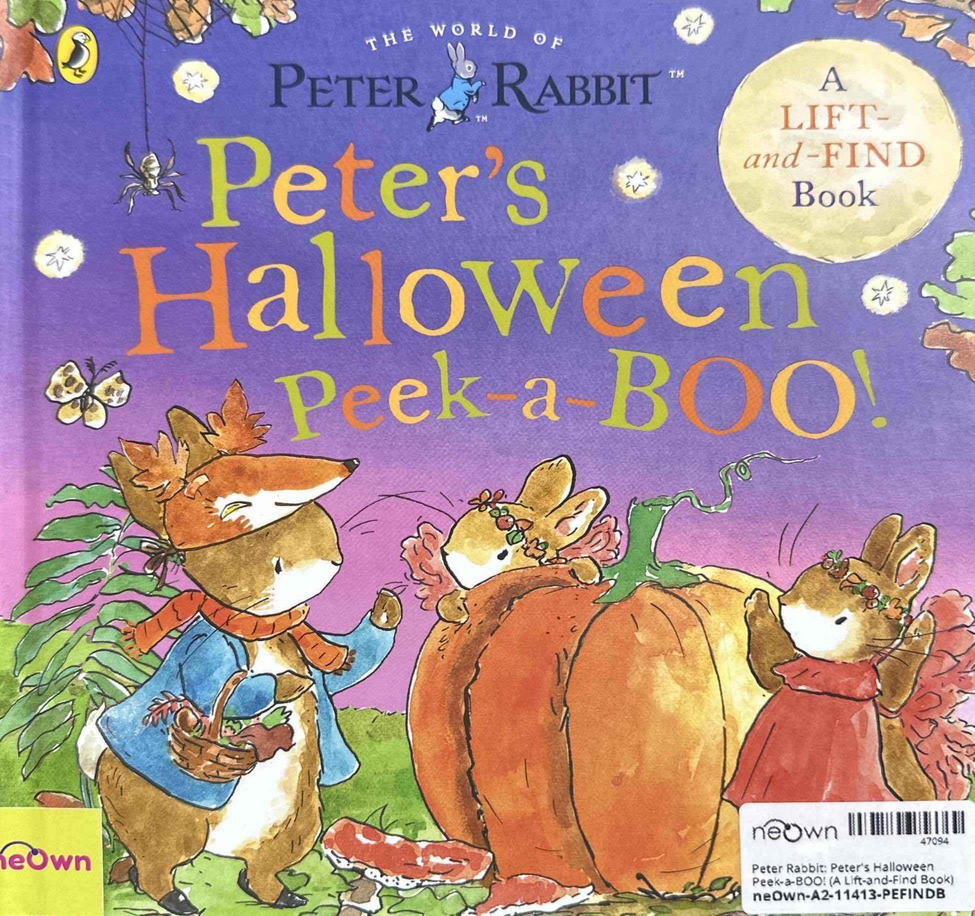 Peter Rabbit: Peter's Halloween Peek-a-BOO! (A Lift-and-Find Book)