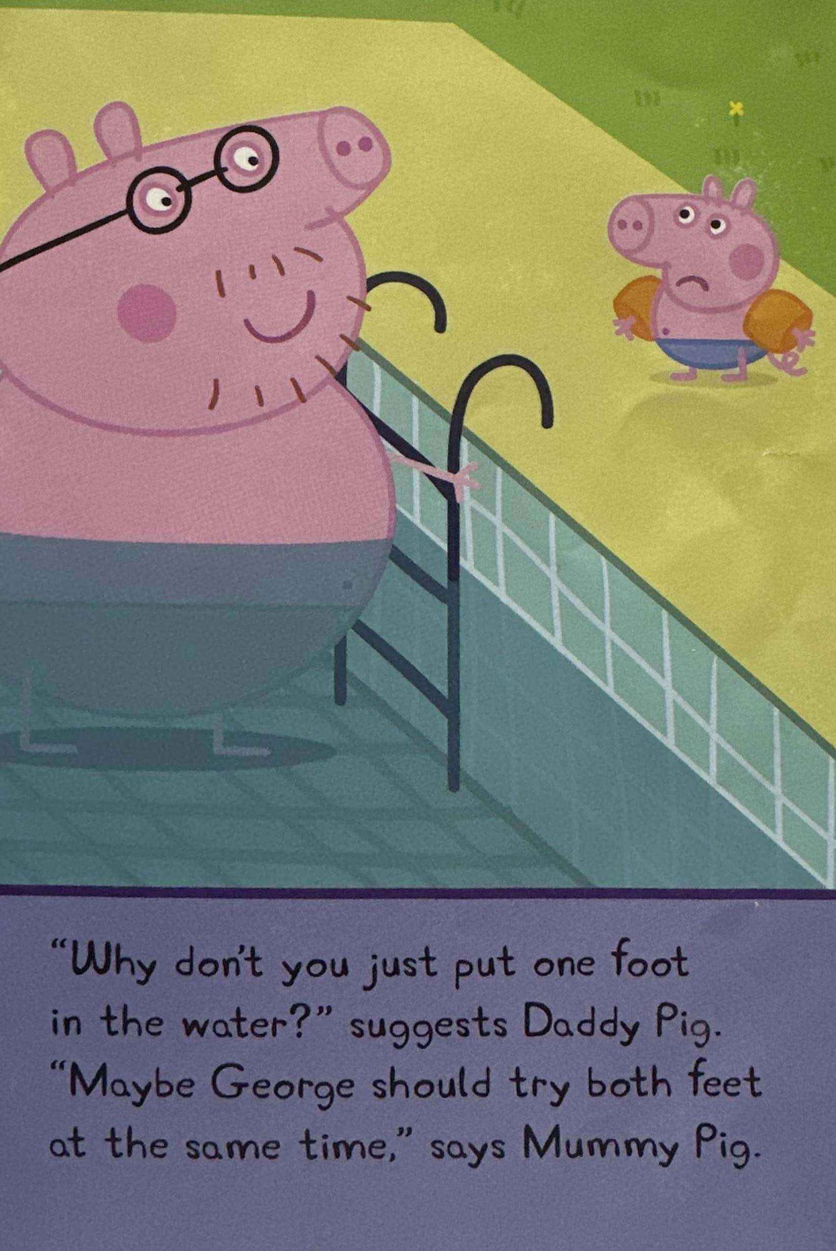 Peppa Pig: Peppa Goes Swimming (Hardcover)