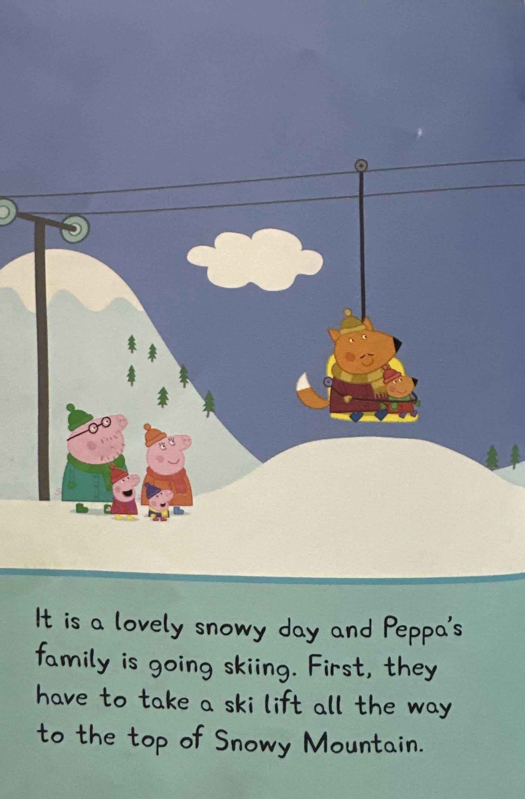 Peppa Pig: Peppa Goes Skiing (Hardcover)