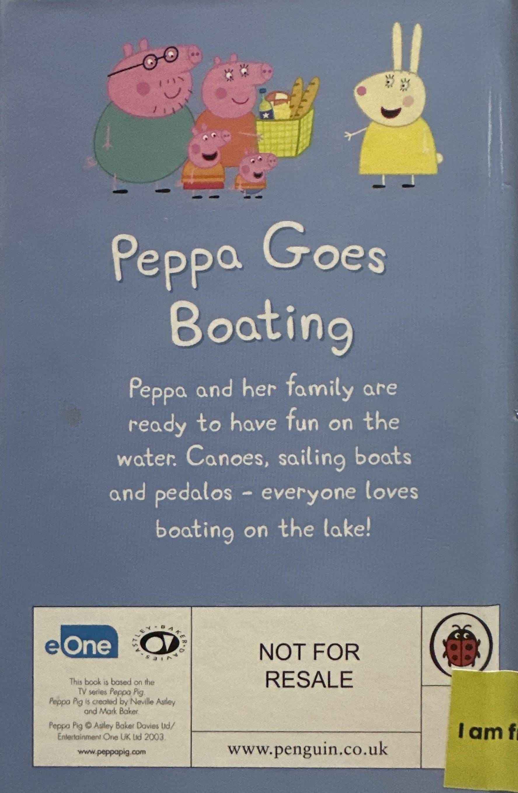 Peppa Pig: Peppa Goes Boating (Hardcover)