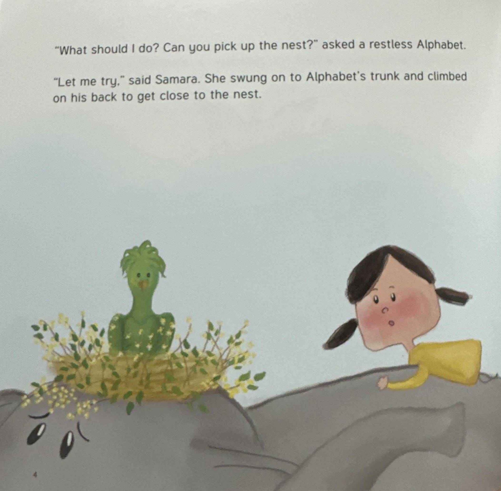 Adventures of Samara & Alphabet, the elephant: Saving the Birds (English)