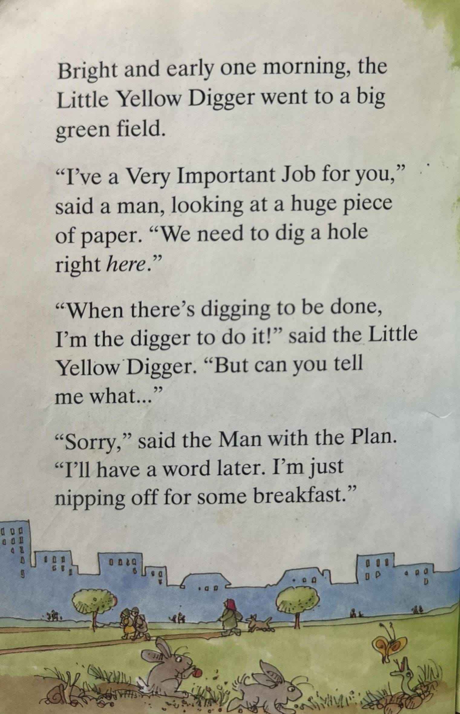 The Little Yellow Digger