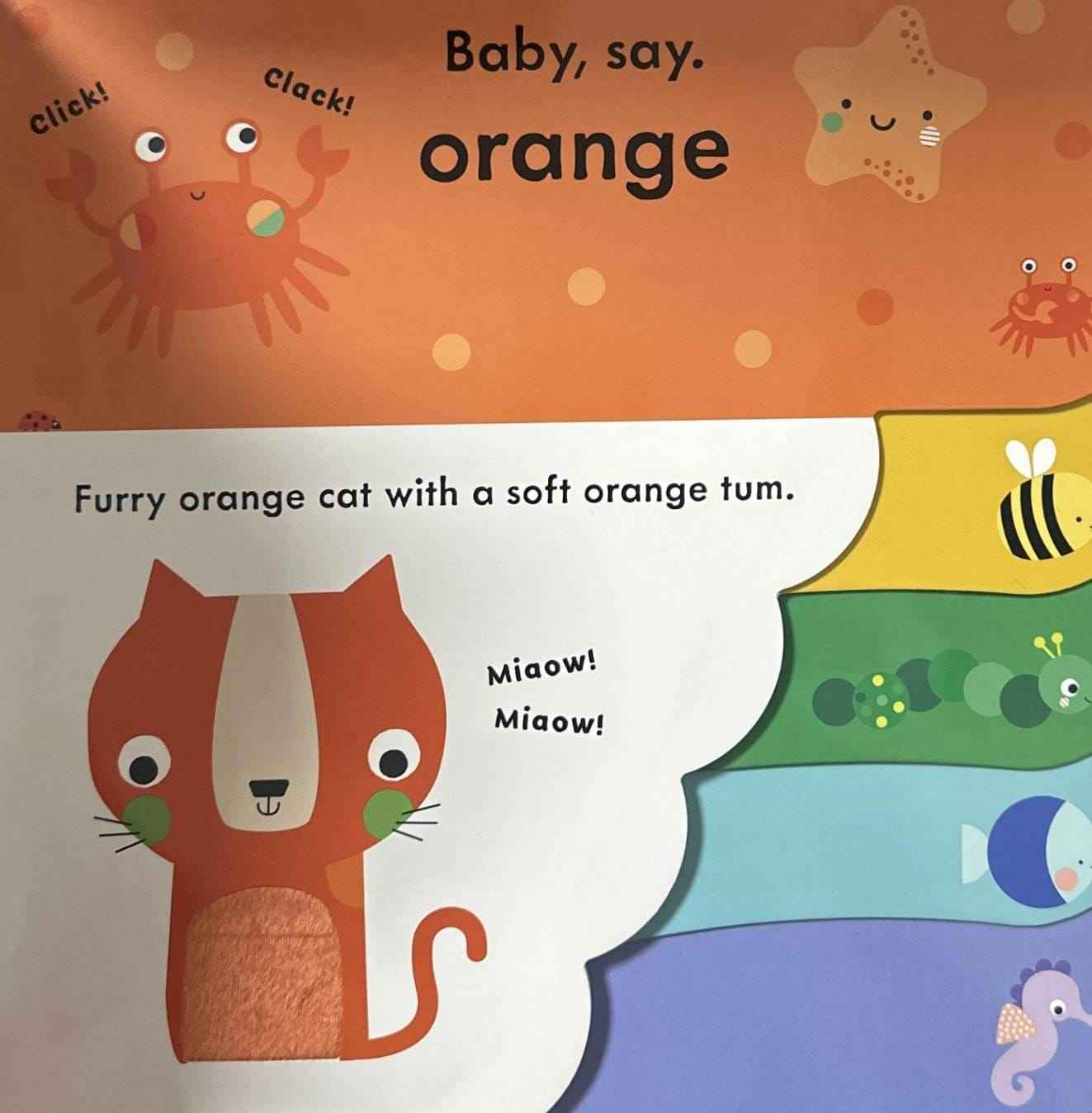 Baby Touch: Rainbow (A Touch-and-Feel Playbook)