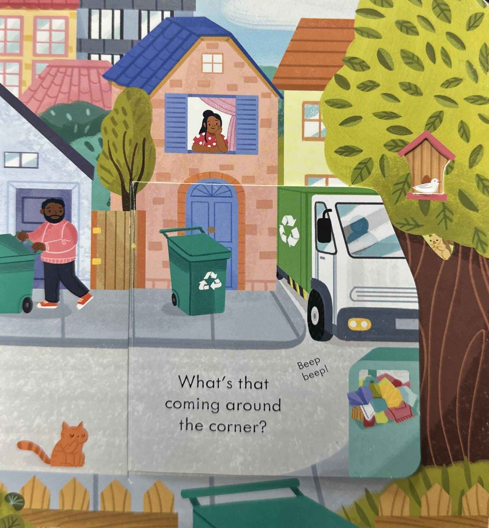 Usborne Peep Inside How a Recycling Truck Works