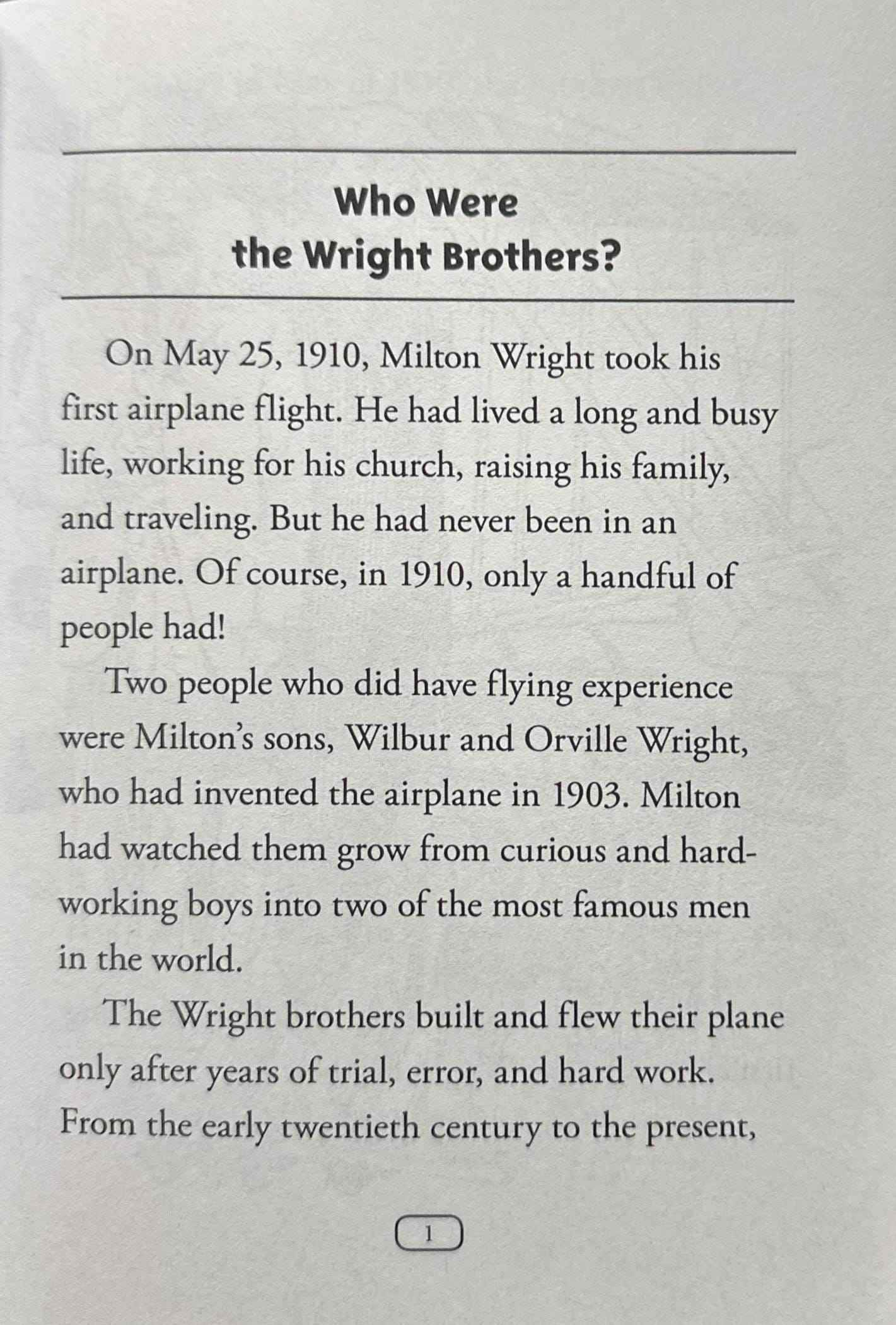 Who Were the Wright Brothers?