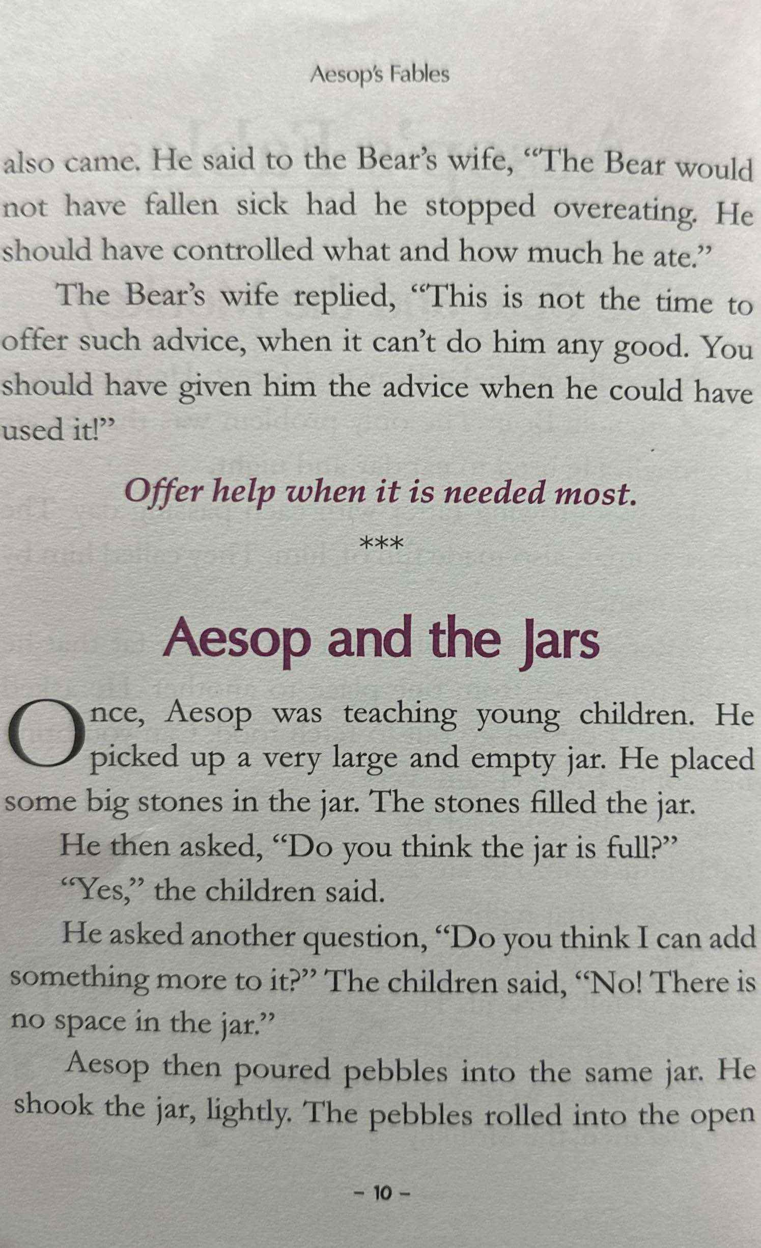Aesop's Fables: The Bear and the Monkey and Other Stories