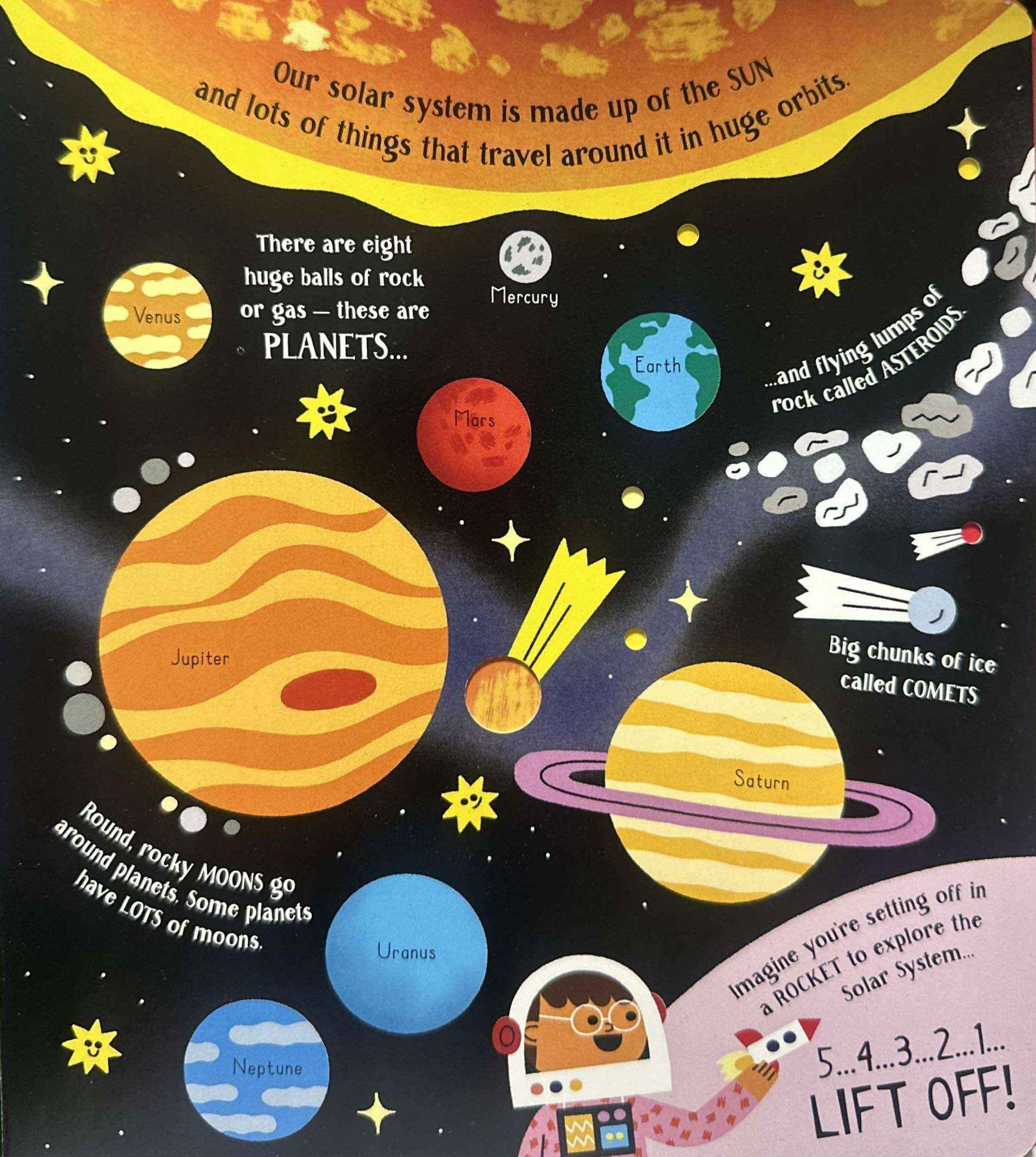Usborne Step Inside Science: The Solar System (A Lift-The-Flap Book)