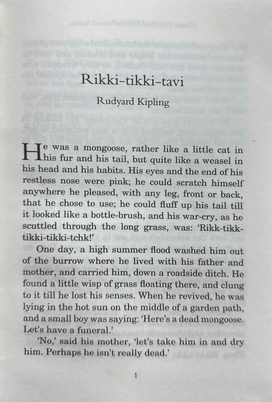Animal Stories (Classic Tales for Children)