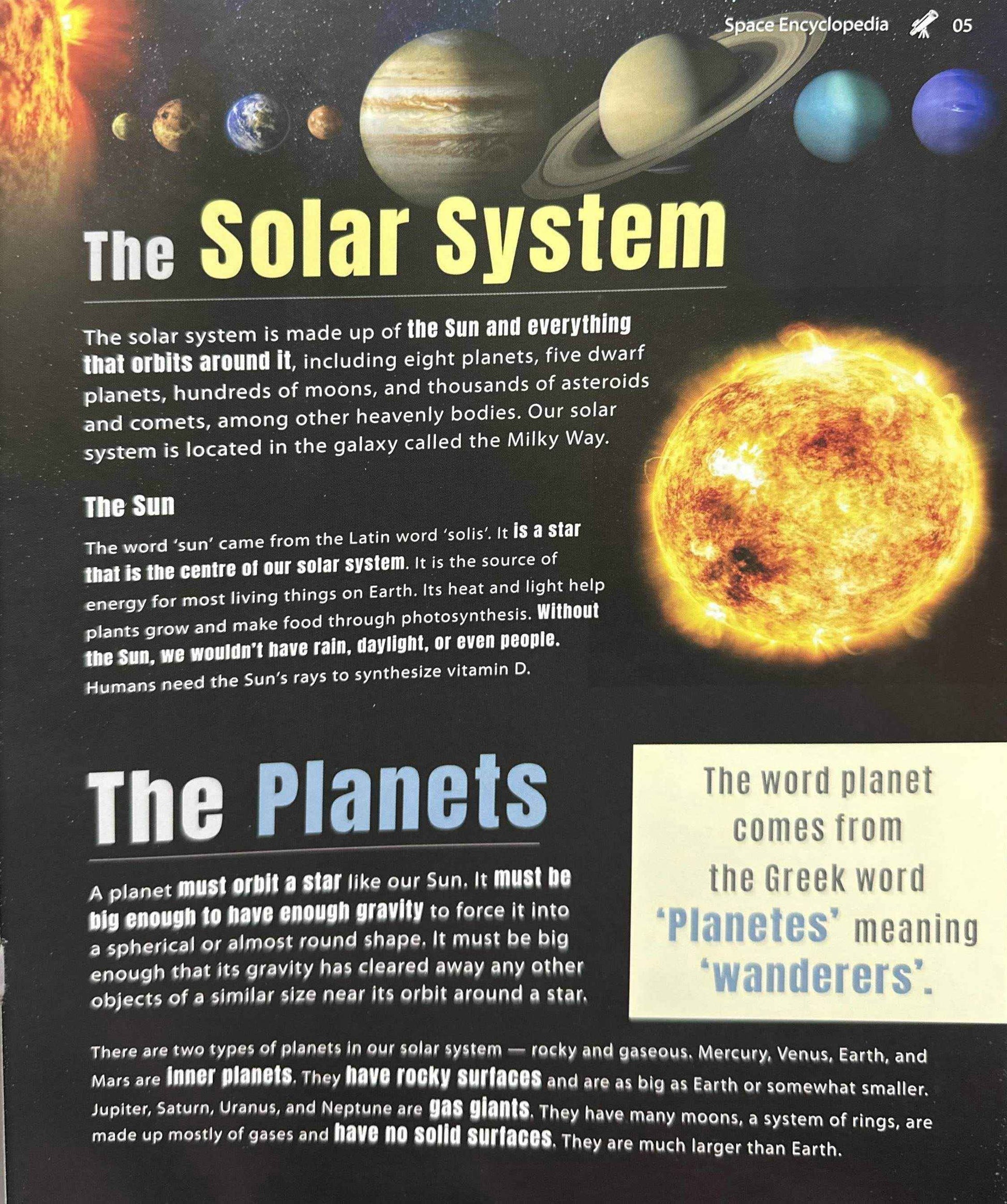 My Very First Space Encyclopedia