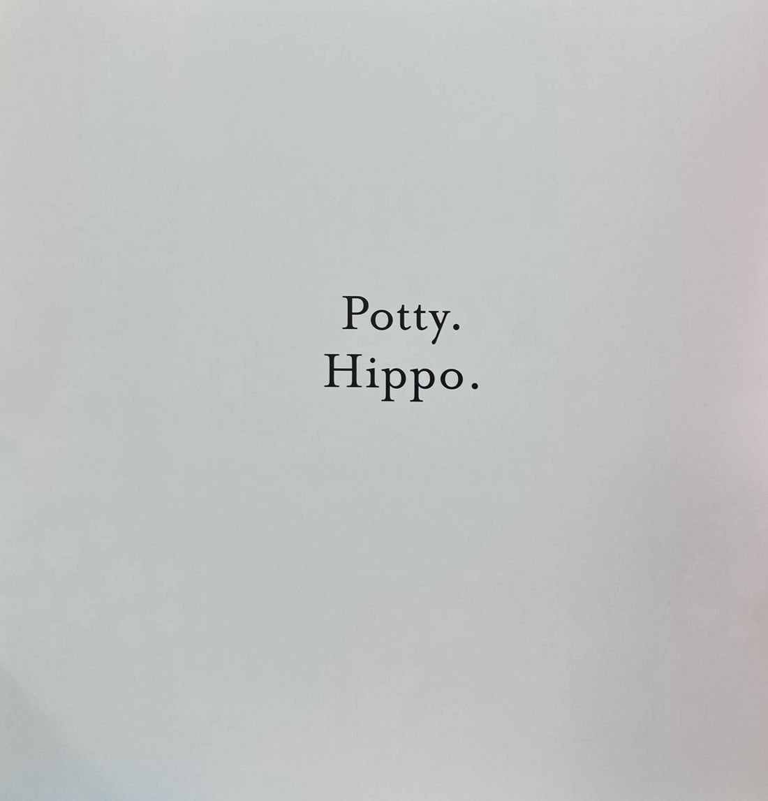 Hippo Potty (Paperback)