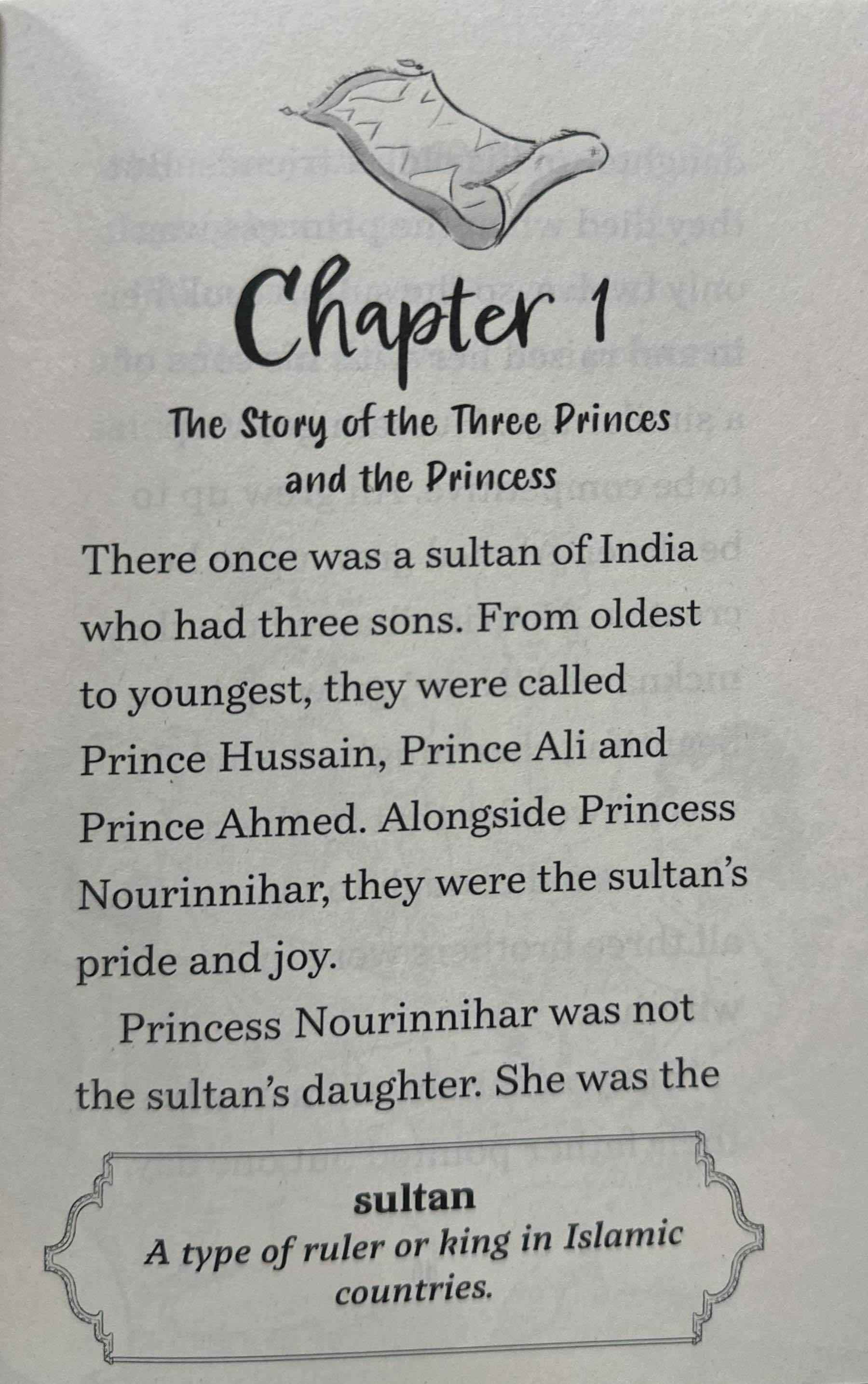 Arabian Nights: The Three Princess and the Magic Carpet (Easy Classics)