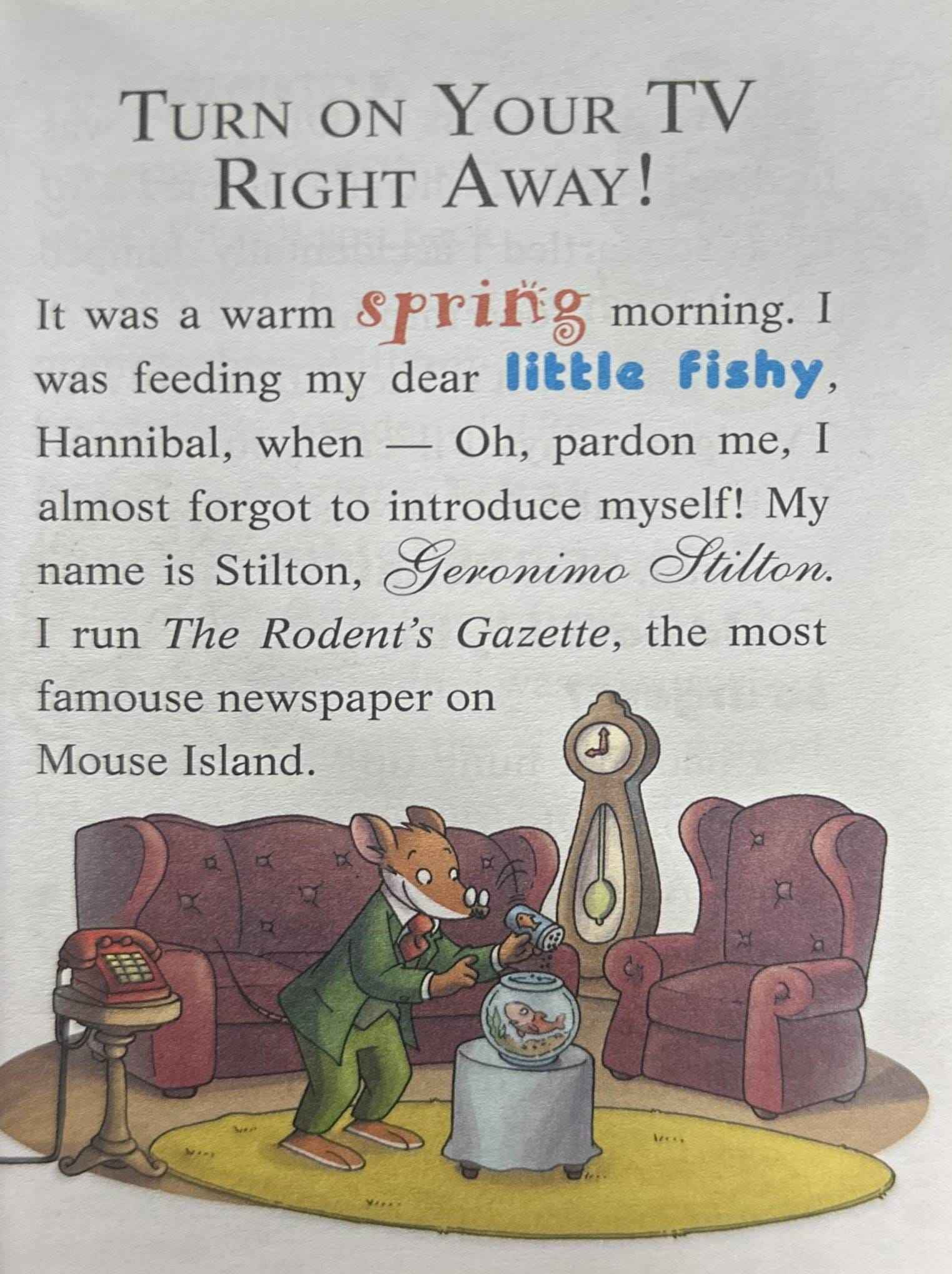 Geronimo Stilton Mini Mystery #2 The Lake Monster