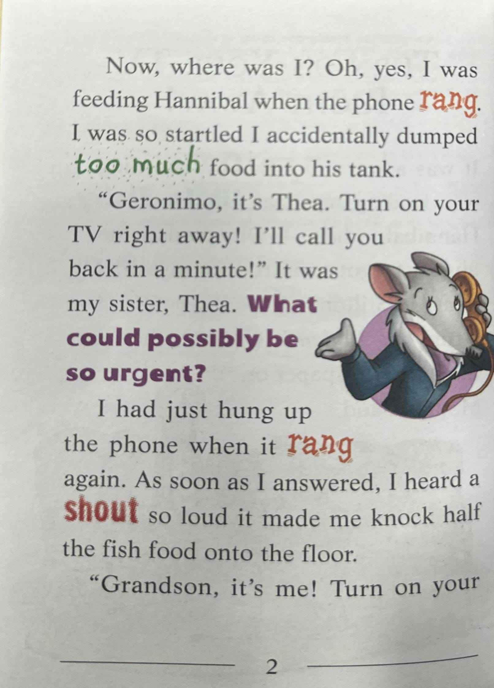 Geronimo Stilton Mini Mystery #2 The Lake Monster