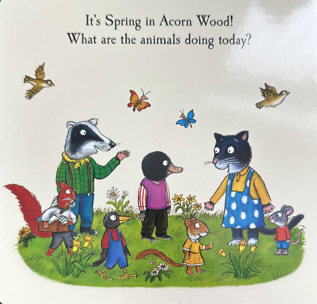 Tales from Acorn Wood: Spring (A Push, Pull and Slide Book)