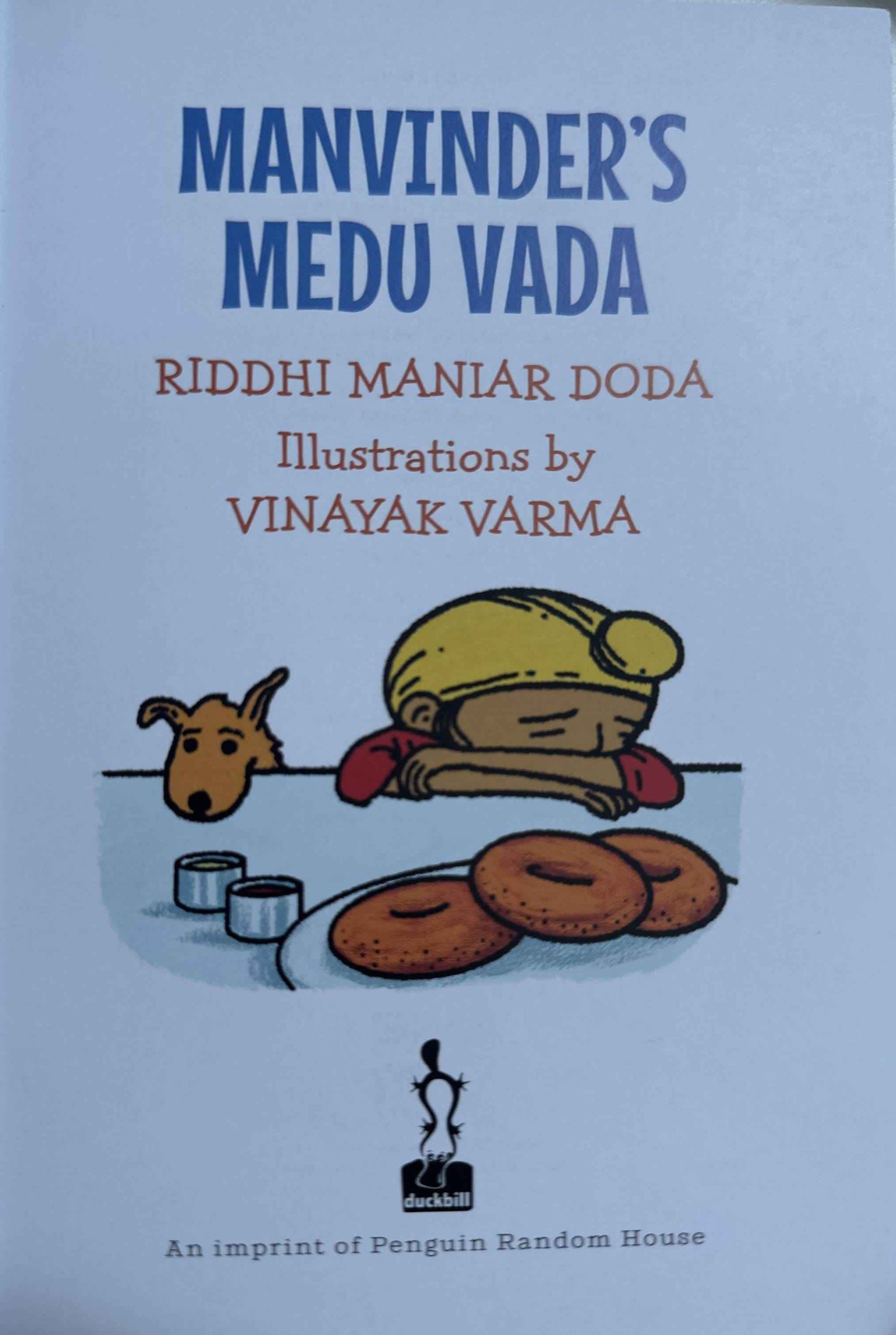 Hook Books: Manvinder's Medu Vada