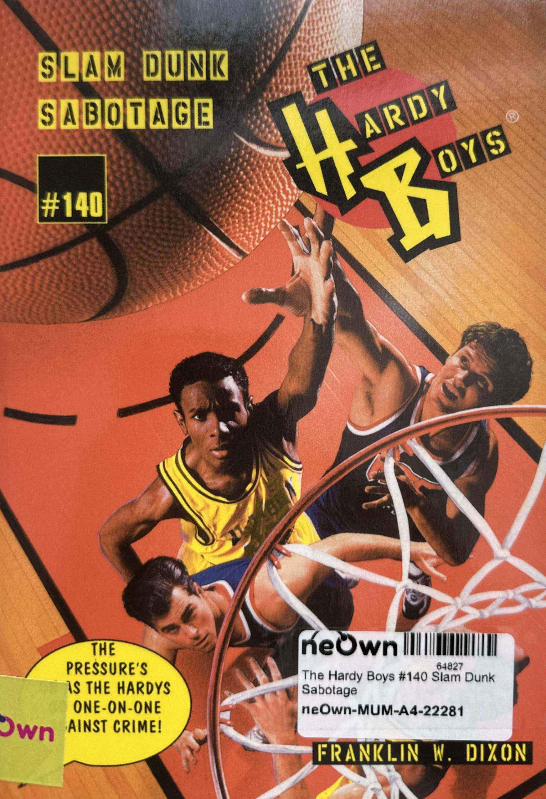 The Hardy Boys #140 Slam Dunk Sabotage
