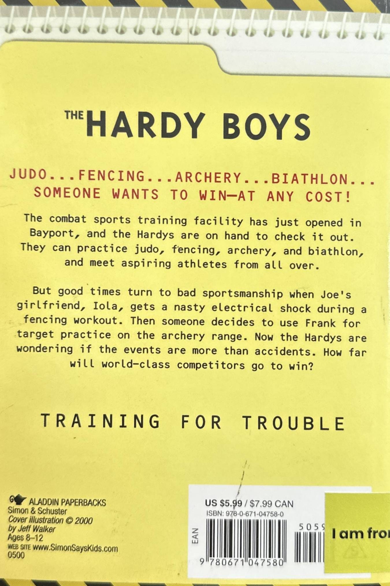 The Hardy Boys #161 Training for Trouble