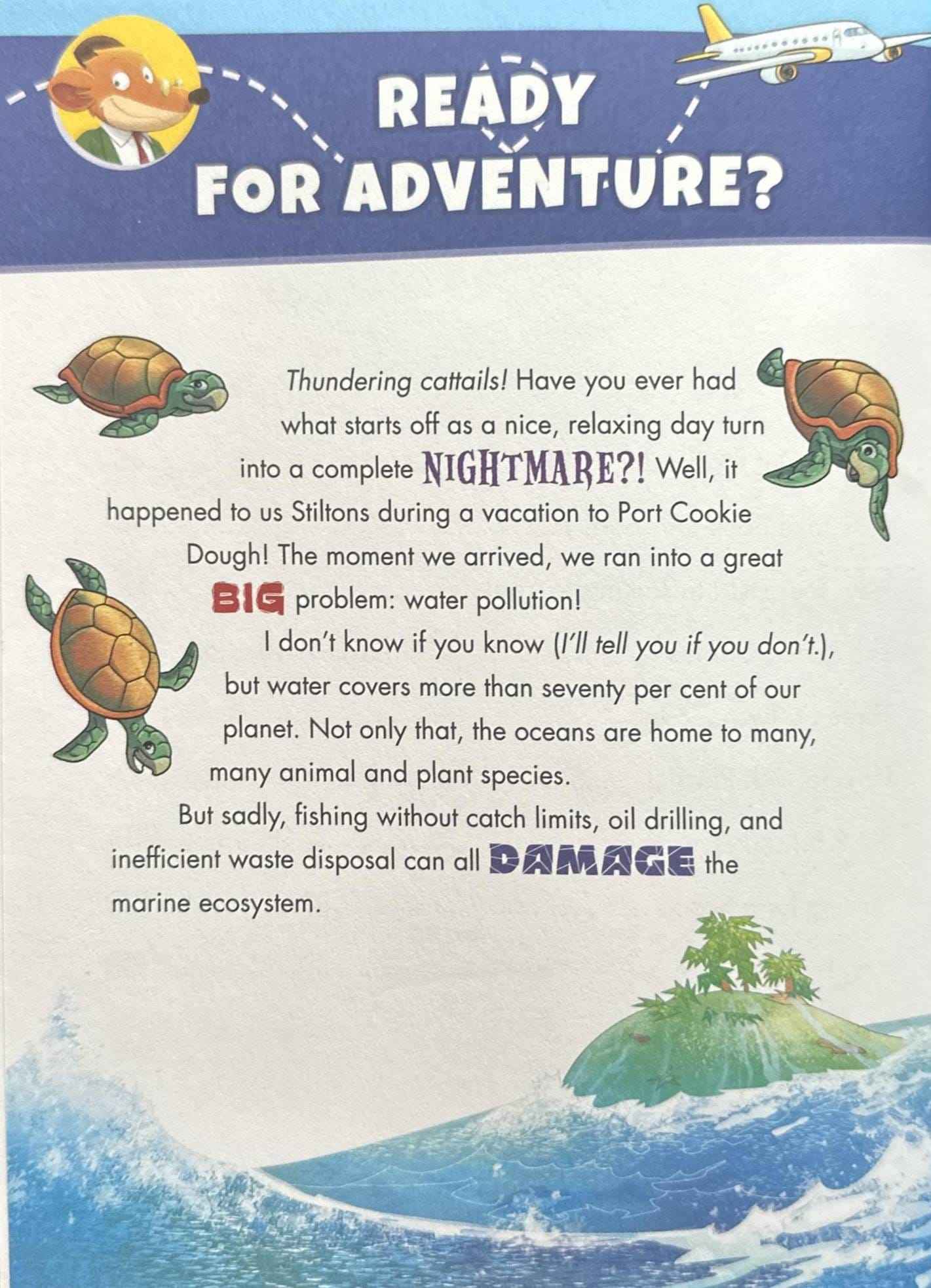 Geronimo Stilton Mice to the Rescue #4 Get Your Paws Off Our Sea!