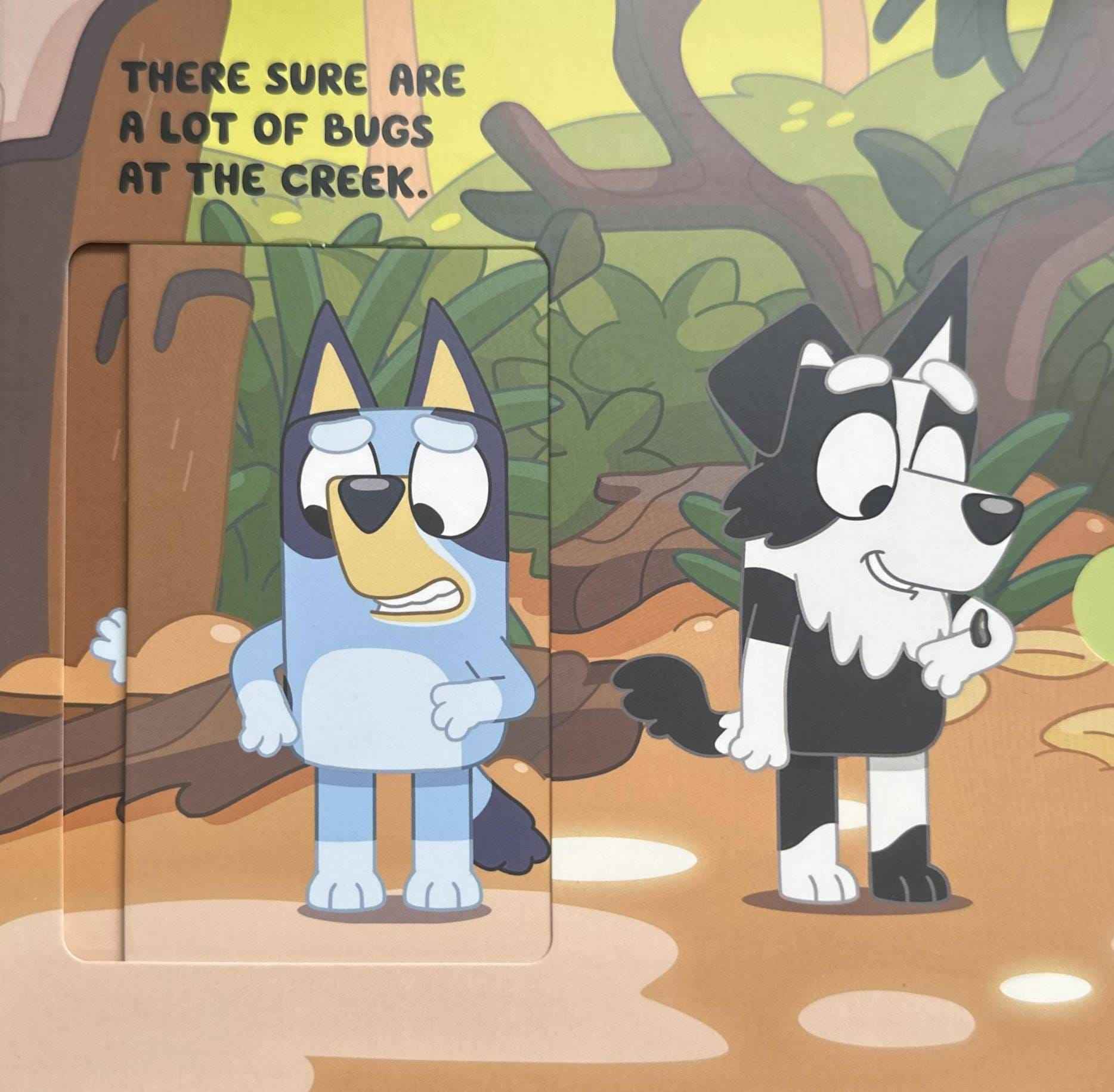 Bluey: Bluey and Bingo's Book of Bugs (A-Push-and-Pull Book)