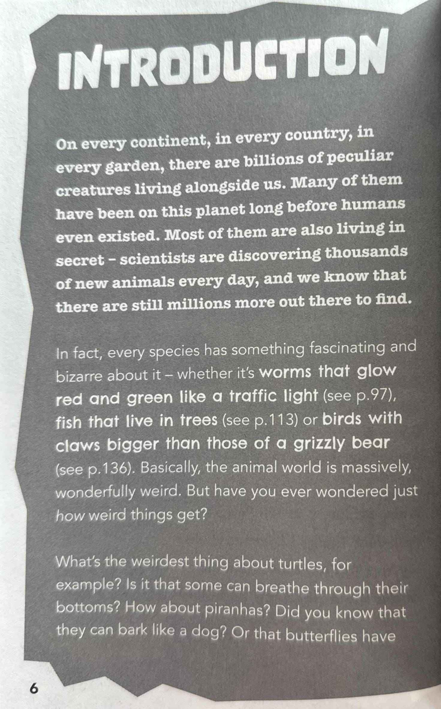 What's the Weirdest Thing About Animals?